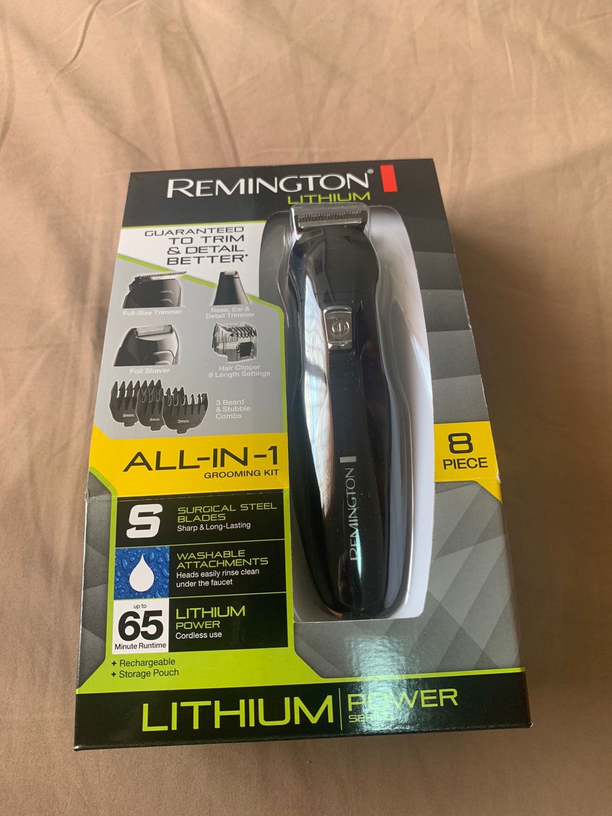 Remington All-in-One Grooming Kit, Lithium Powered, 8 Piece Set, Black customer photo 1