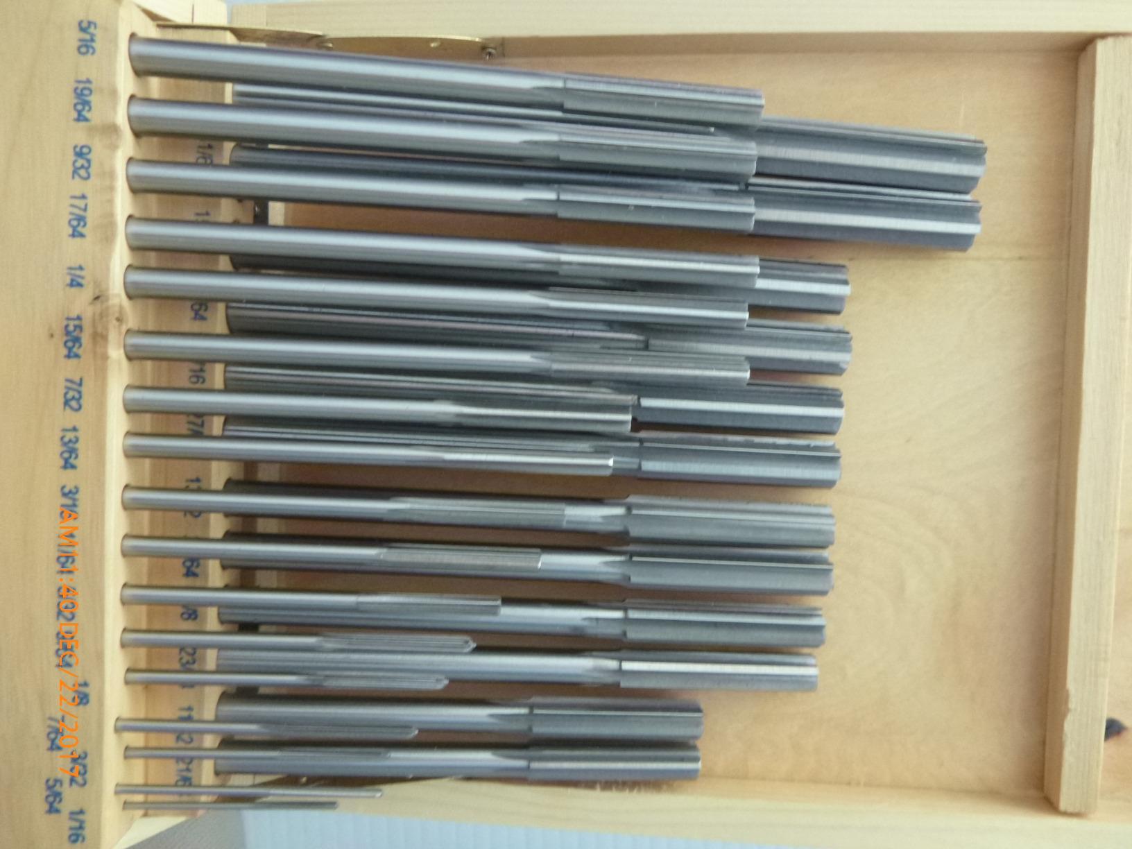 Accusize HSS Chucking Reamer Set 1/16 to 1/2 in by 1/64, 5500-SF00 customer photo 2