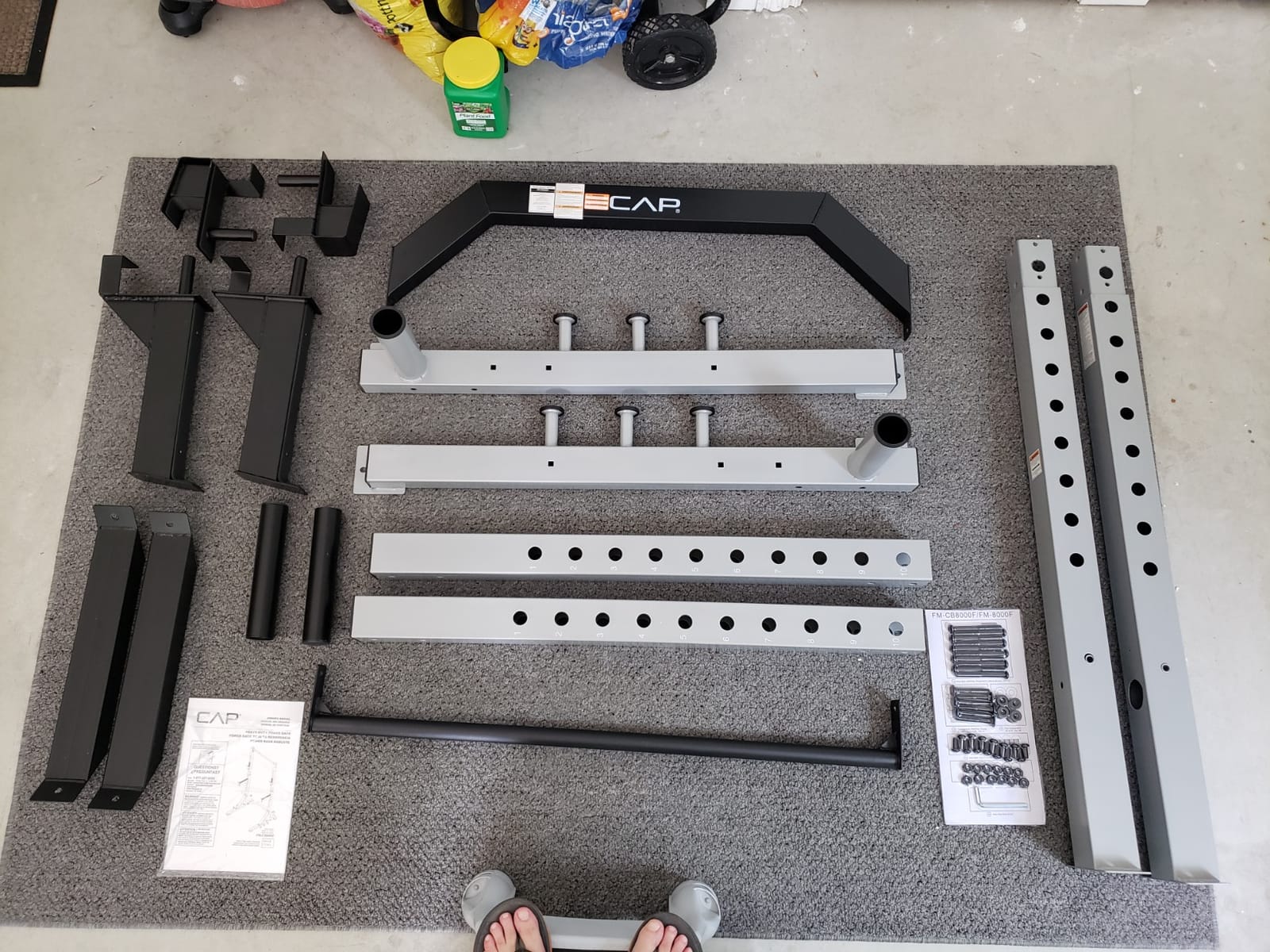 CAP Barbell FM-8000F Deluxe Power Rack Color Series customer photo 2