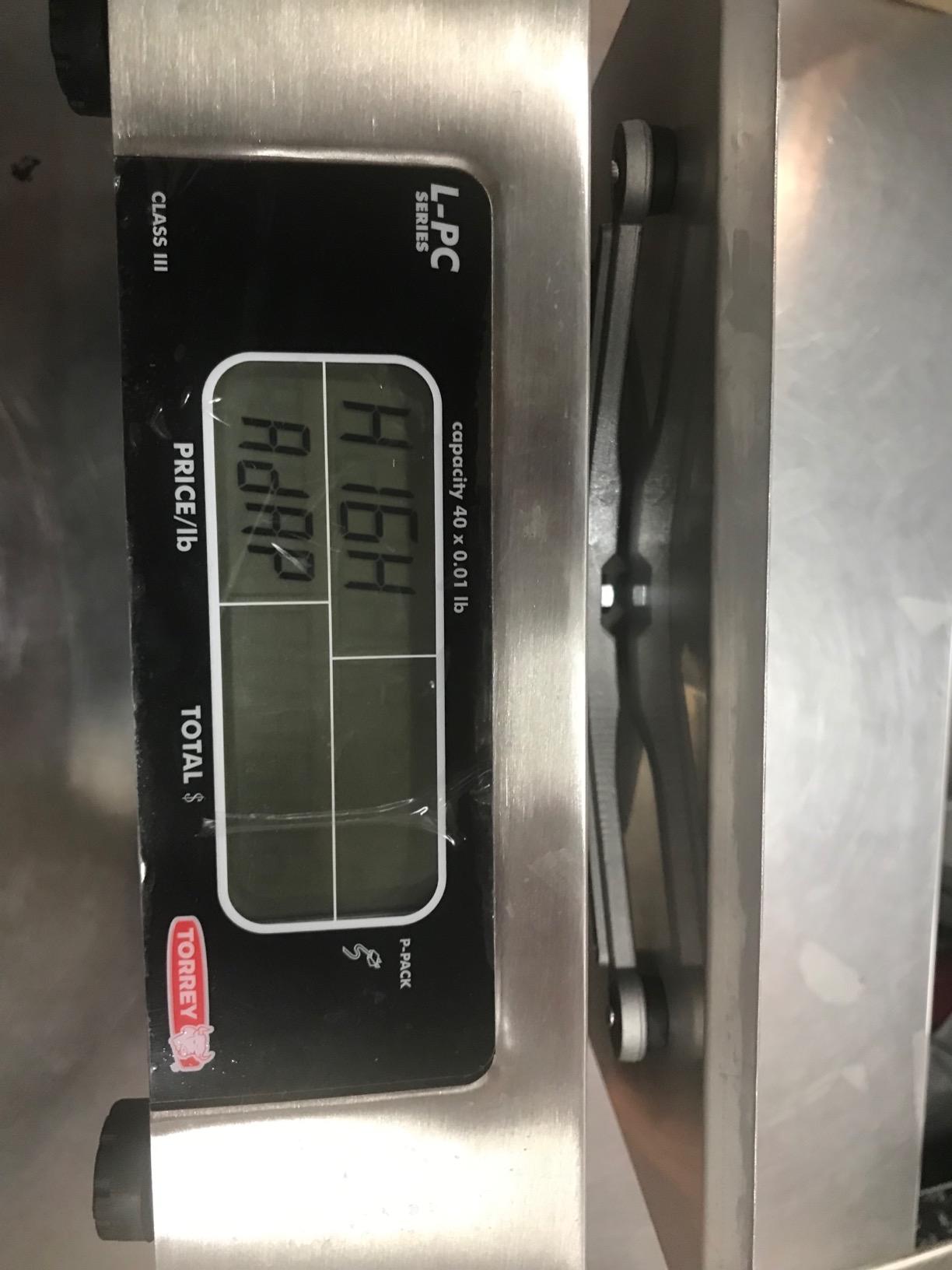 TORREY LPC40L Electronic Price Computing Scale, Rechargeable Battery, Stainless Steel Construction, 100 Memories, 8 Direct Access Keys , 40 lb customer photo 2