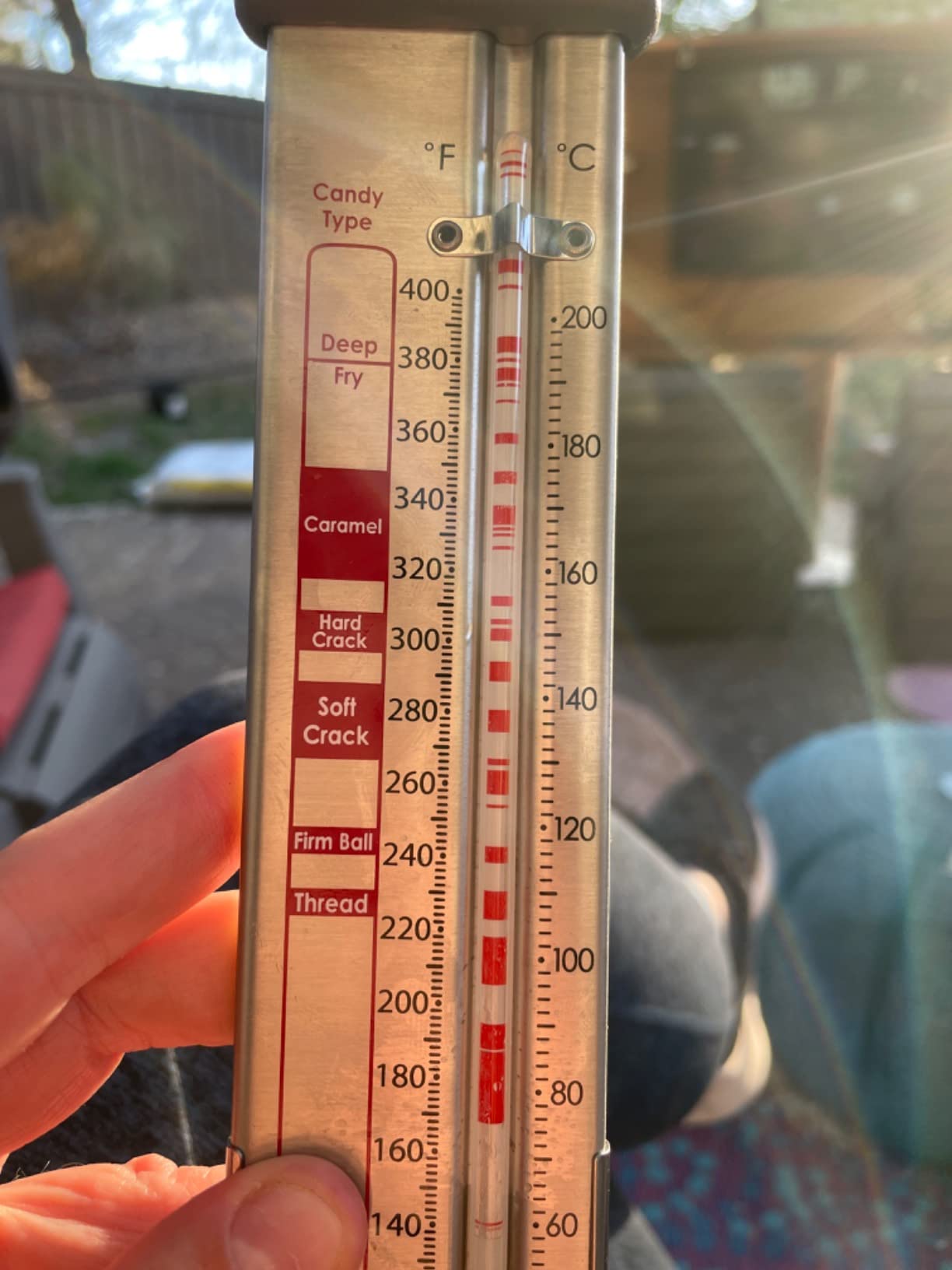 OXO Good Grips Glass Candy and Deep Fry Thermometer, Silver, 1 EA customer photo 2
