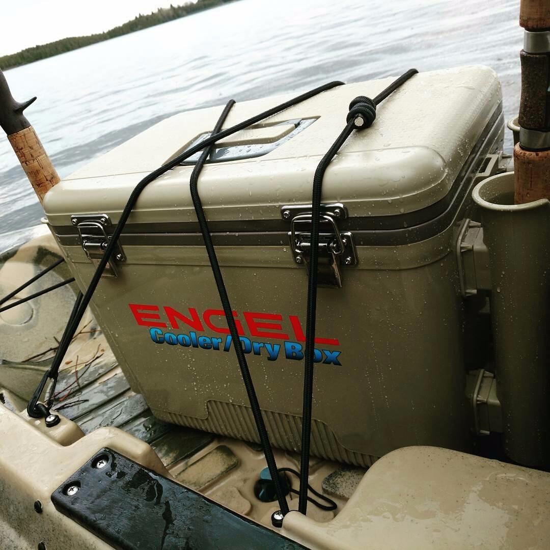 Engel UC19 19qt Leak-Proof, Air Tight, Fishing Drybox Cooler with Built-in Fishing Rod Holders, Also Makes the Perfect Small Hard Shell Lunchbox for Men and Women customer photo 2