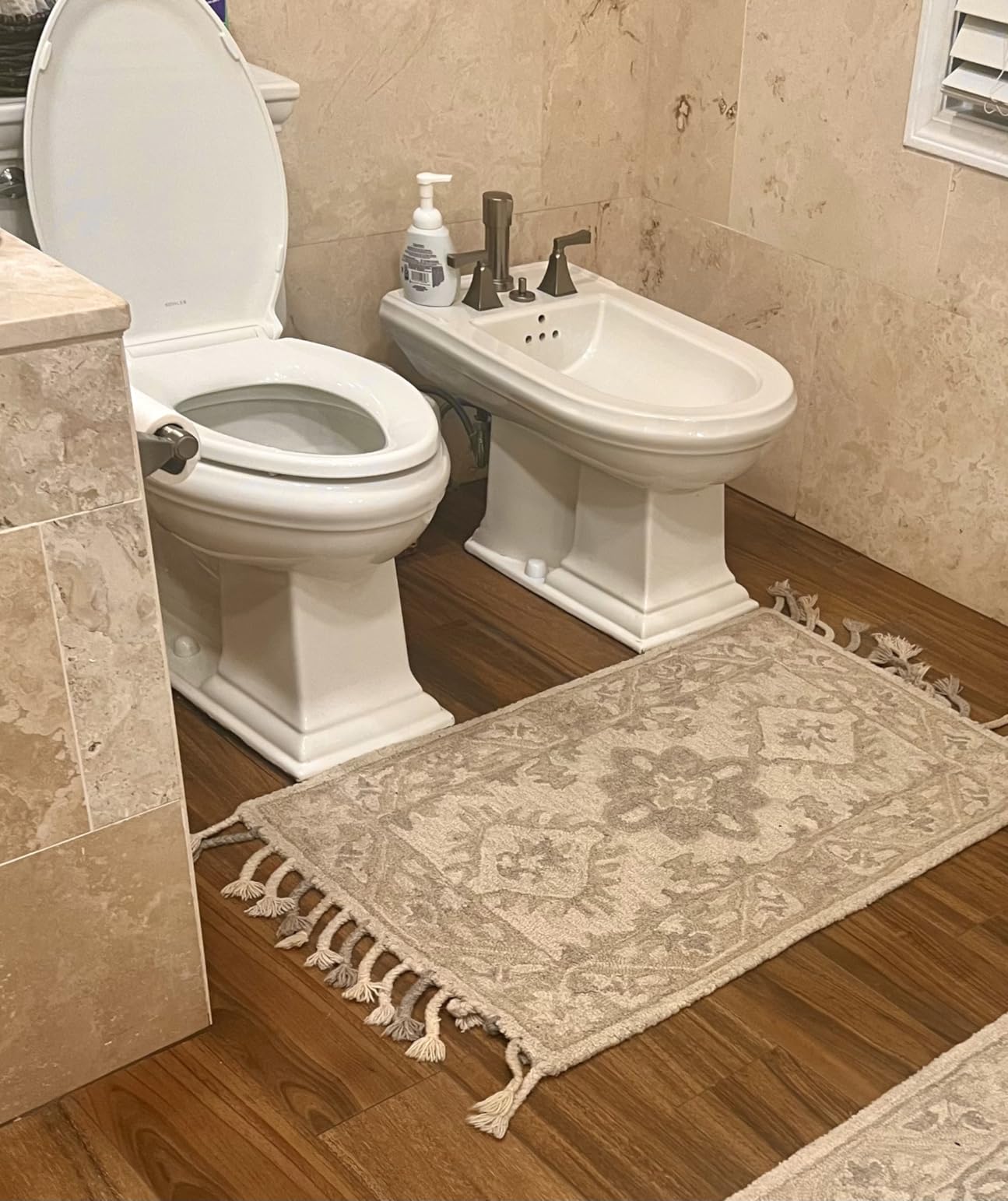 40 sqft Floor Heating Mat Kit, 120V Electric Radiant Floor Heat Heating Mat System with Adhesive Backing, Aube TH115-AF-120S Programmable Floor Sensing Thermostat w/Floor Sensor. Tile, Stone, Marble customer photo 1