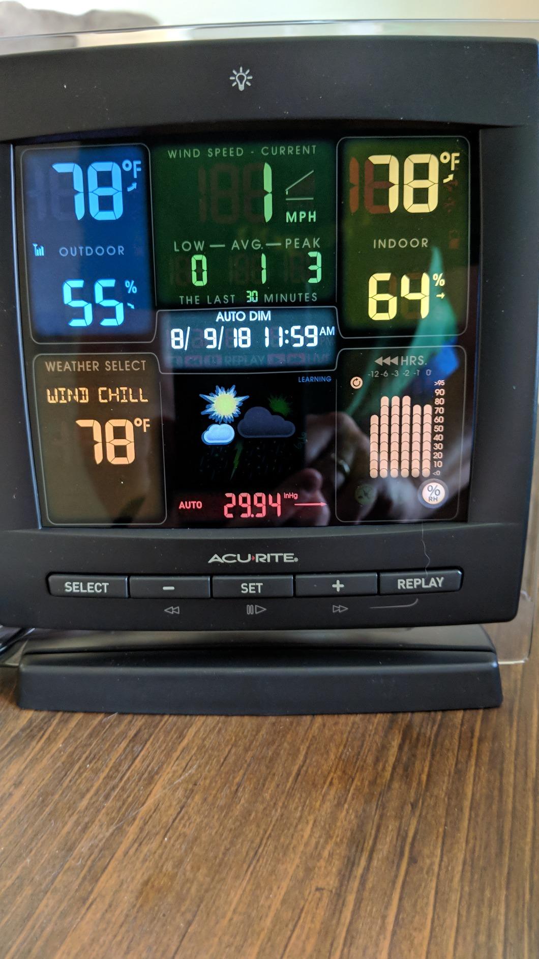 AcuRite Notos (00589MCB) Weather Station with Color Display customer photo 1