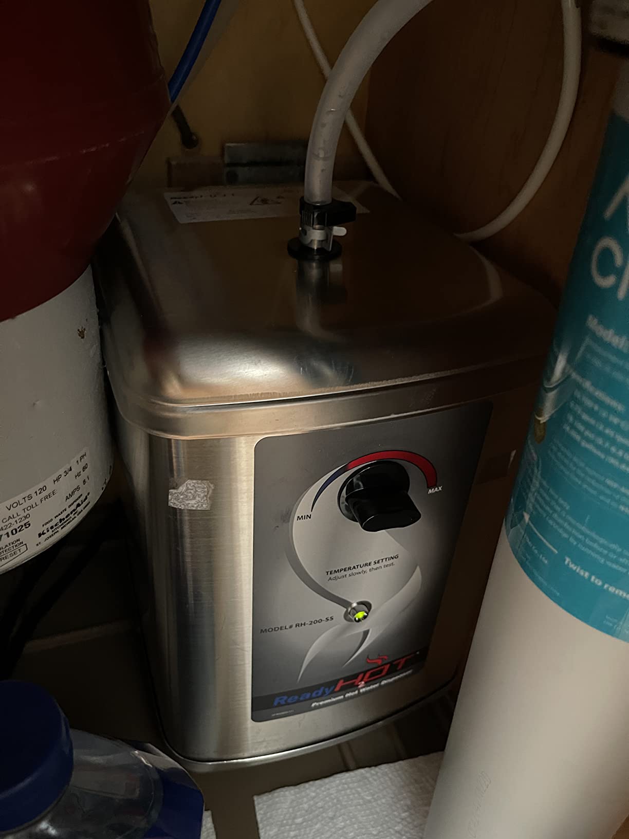 Ready Hot Manual Dial Instant Hot Water Dispenser, Hot & Cold Faucet Nickel customer photo 1