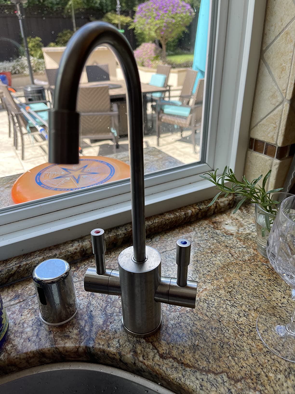 Ready Hot Manual Dial Instant Hot Water Dispenser, Hot & Cold Faucet Nickel customer photo 2