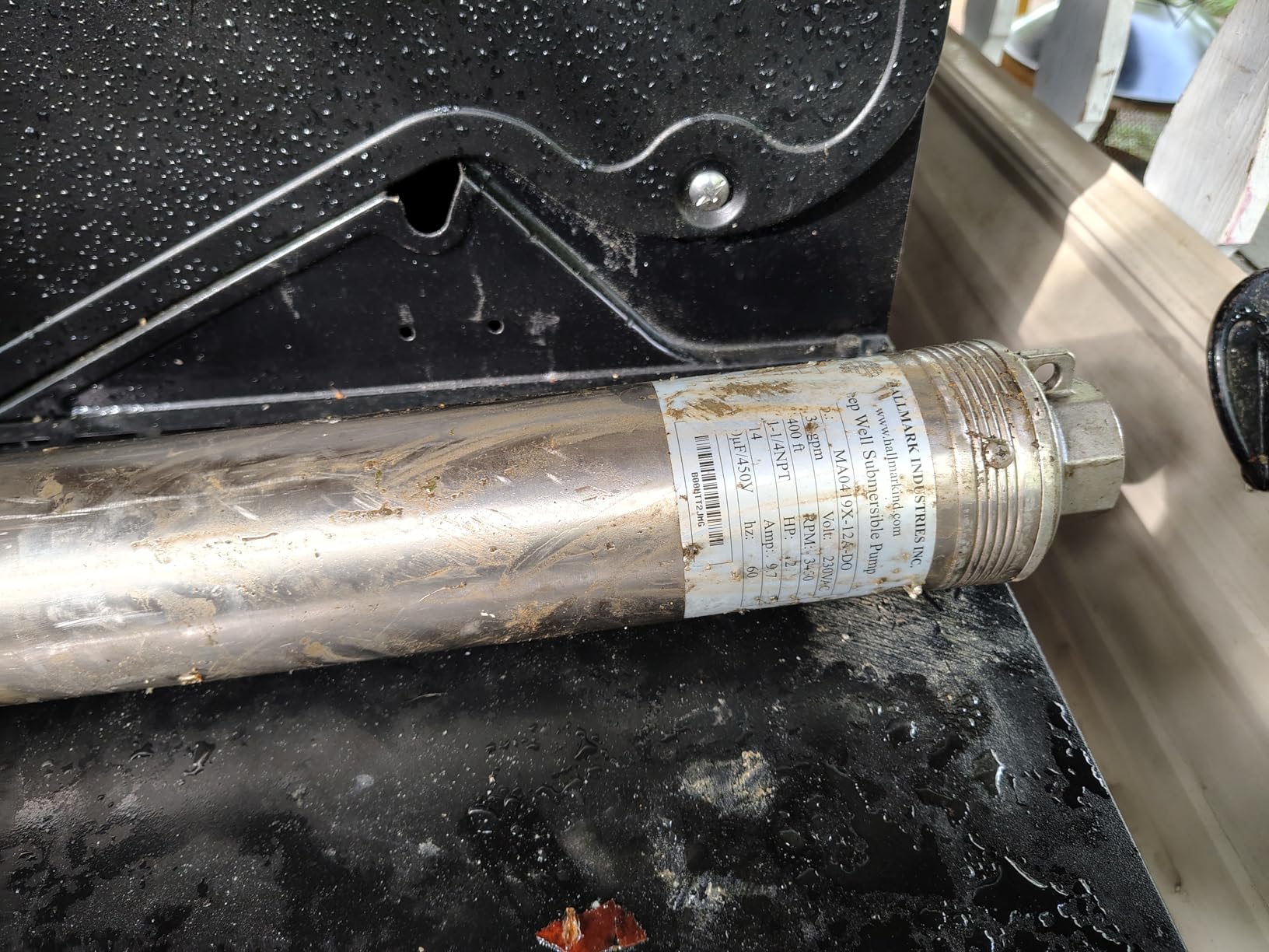 Hallmark Industries MA0419X-12A Deep Well Submersible Pump, 2 HP, 230V, 35 Gpm, 420 feet, Stainless Steel customer photo 1