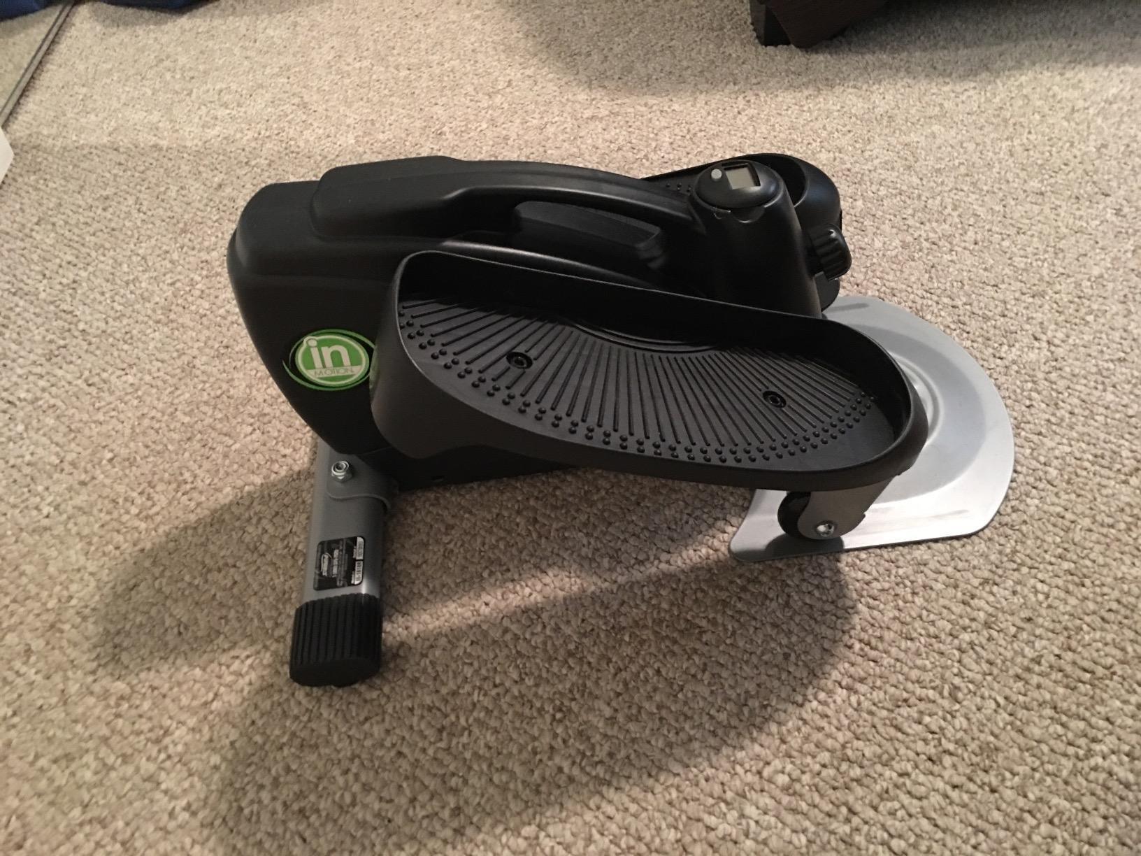 Stamina Inmotion Compact Strider Foot Exercise Machine - Under Desk Elliptical - Standing or Seated Elliptical Fitness Equipment customer photo 1