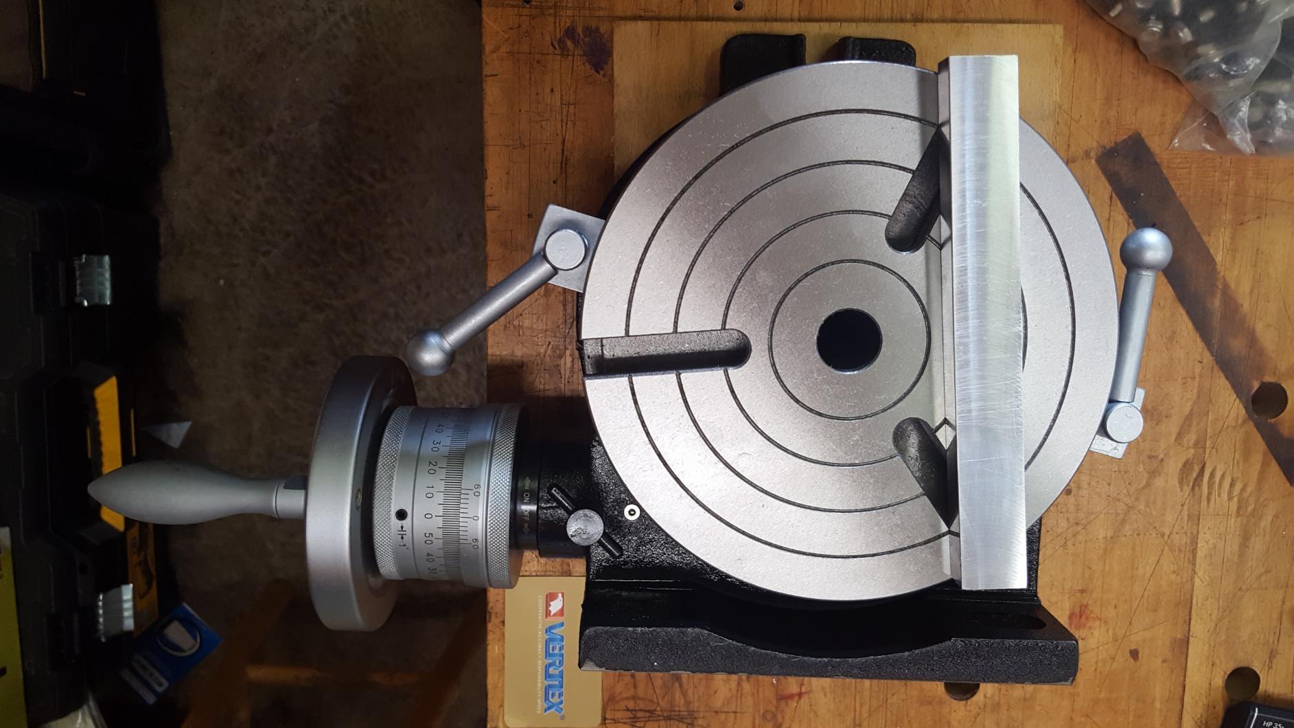 Vertex 3900-2316 Horizontal/Vertical Rotary Table, 6