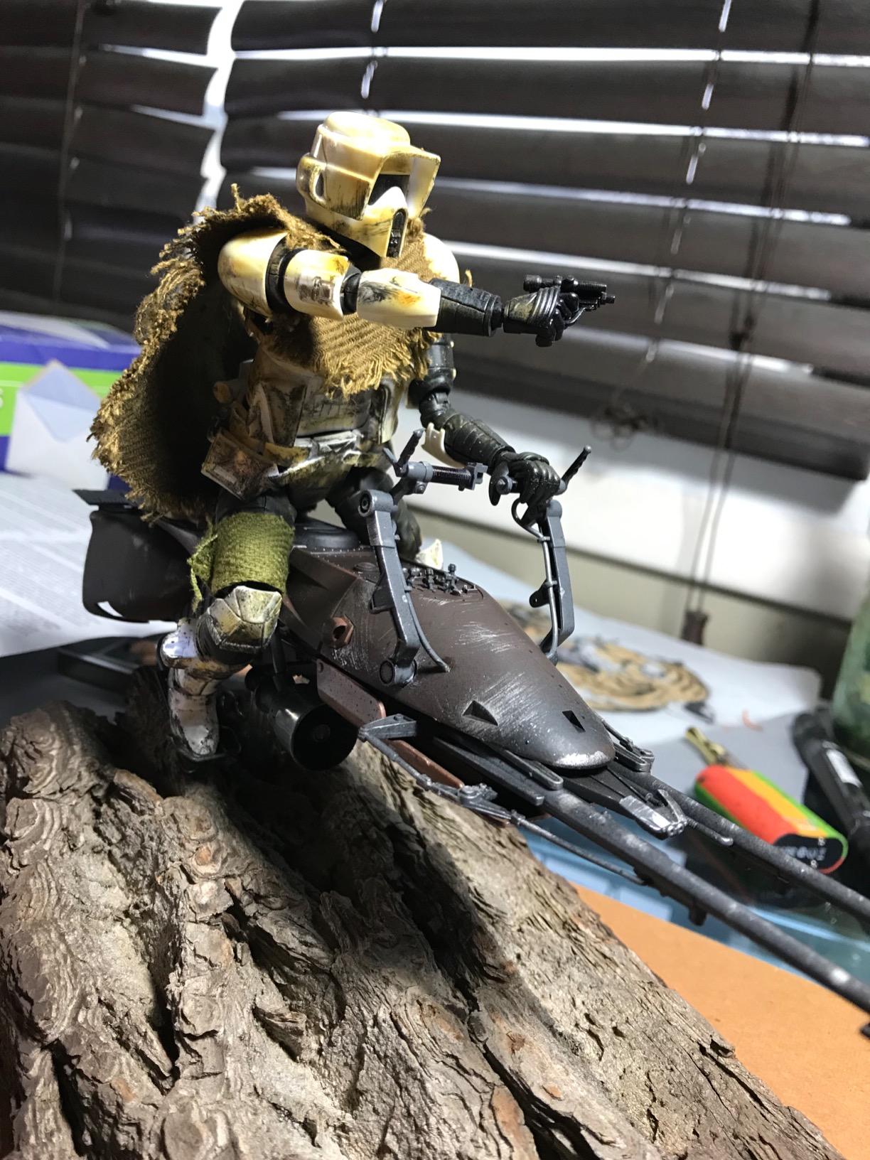 Hobby Star Wars 1/12 Scout Trooper & Speeder Bike Star Wars customer photo 2