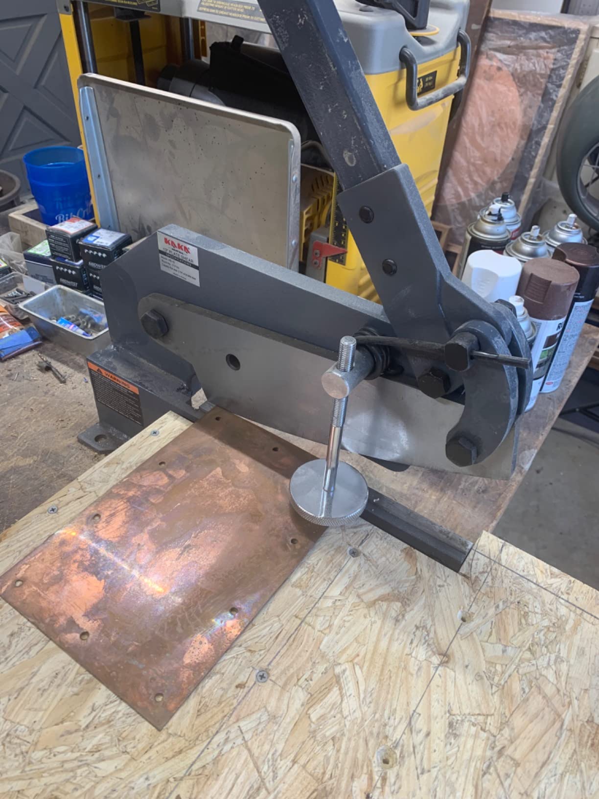 Manual Metal Shear, 6 in Bench Cutter KAKA INDUSTRIAL HS-6 customer photo 1