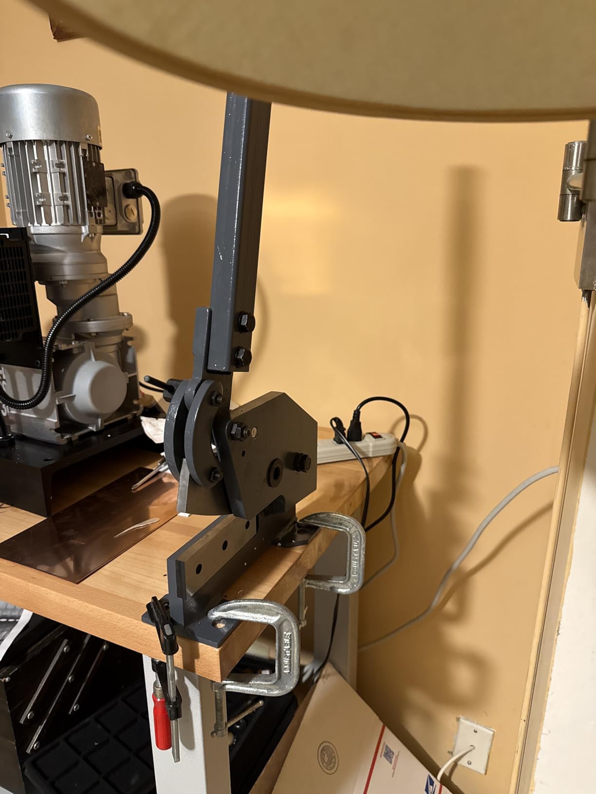 Manual Metal Shear, 6 in Bench Cutter KAKA INDUSTRIAL HS-6 customer photo 2