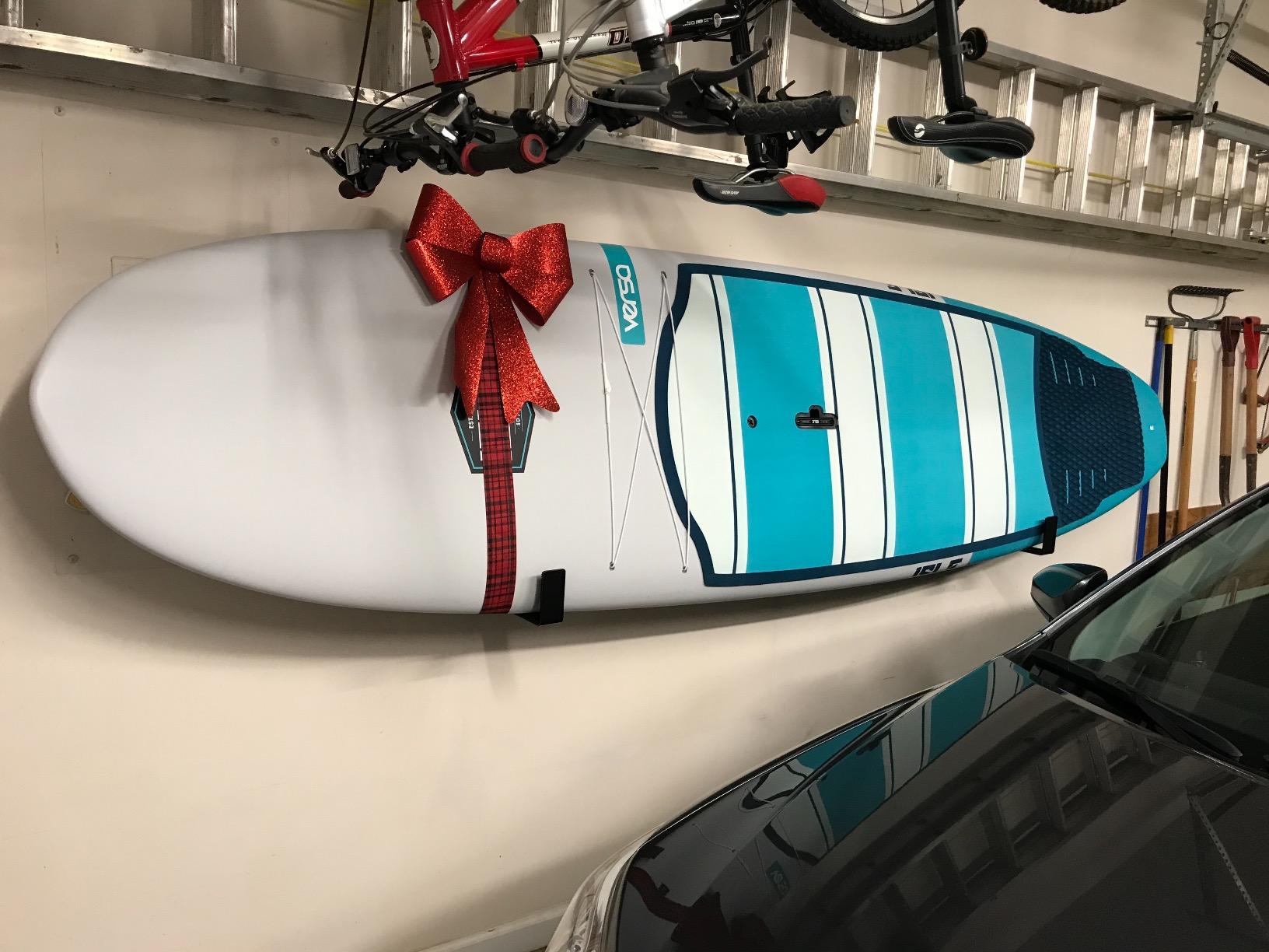 StoreYourBoard Paddle Board Wall Mount Rack, Felt Padded, Holds 50 lbs customer photo 2
