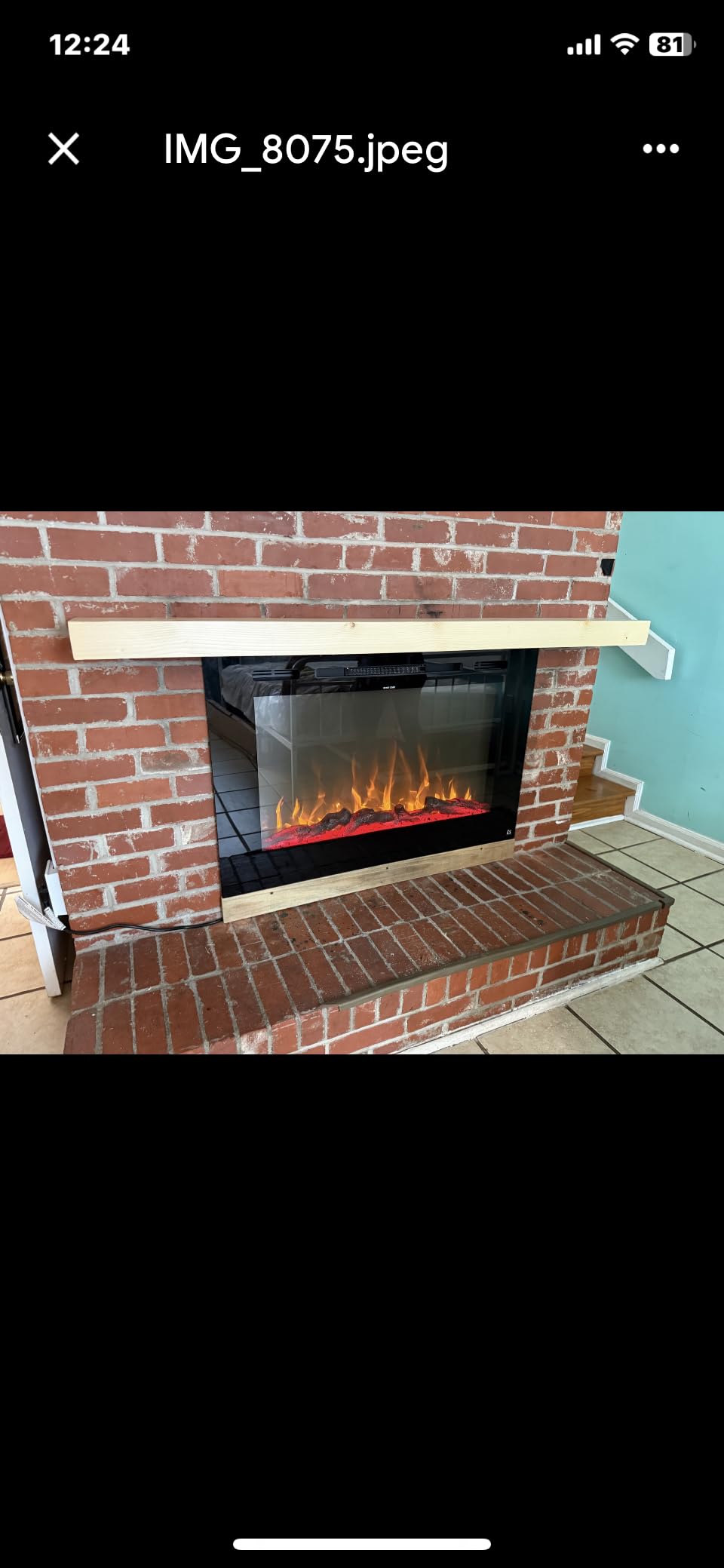 Touchstone Smart Electric Fireplace-The Sideline 60