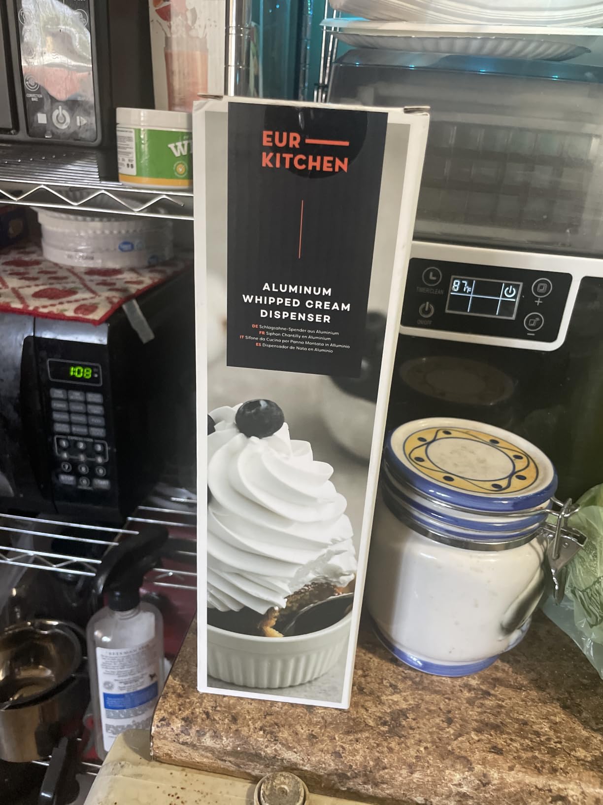 EurKitchen Aluminum Whipped Cream Dispenser - N2O Chargers Not Included customer photo 1