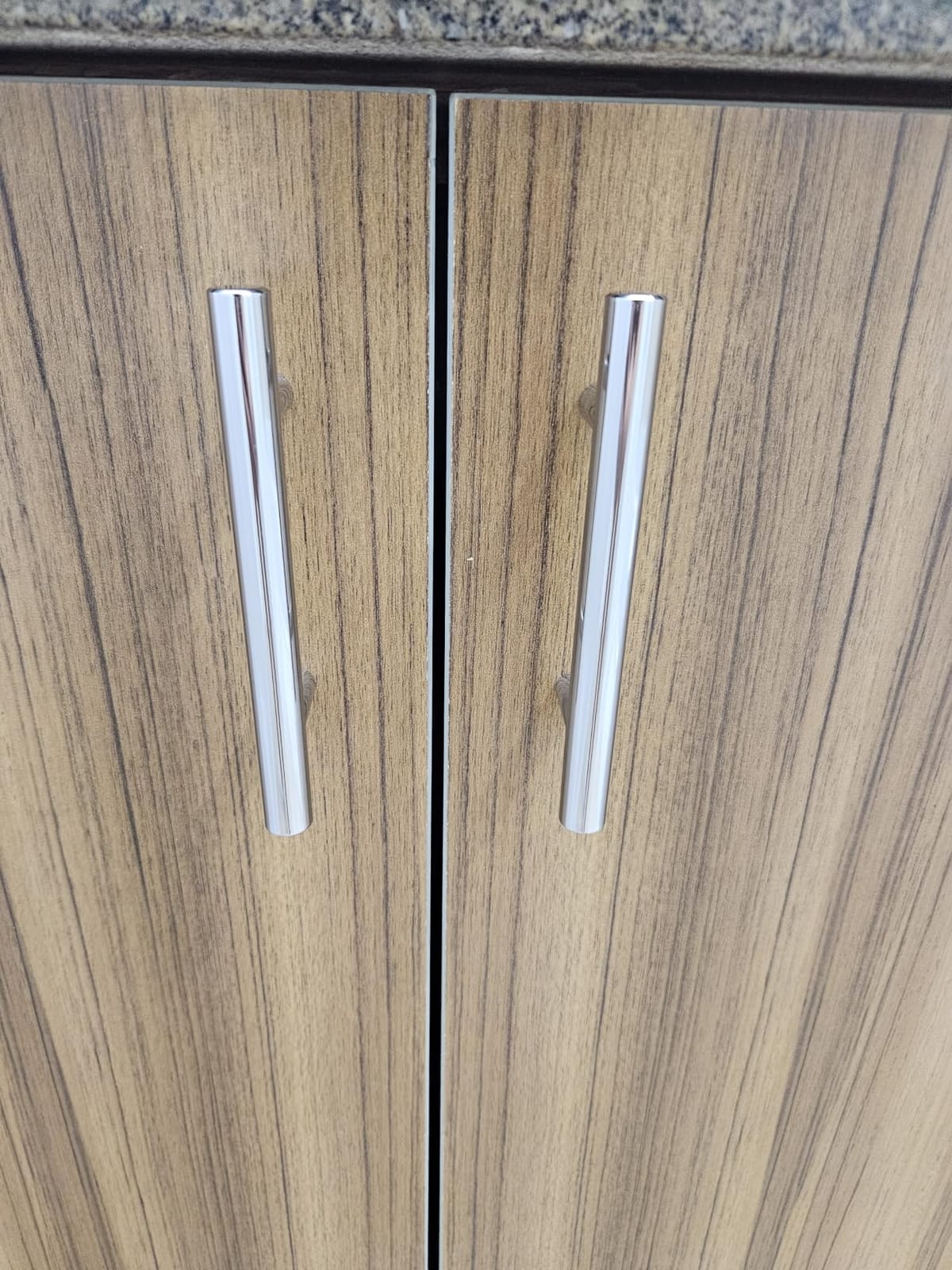 Probrico (30 Pack 3 Inch Hole Centers Kitchen Cabinet Handles Euro T Bar Cabinet Pulls Stainless Steel Kitchen Drawer Handles Brushed Nickel Furniture Dresser Cabinet Hardware, 5 Inch Total Length customer photo 1