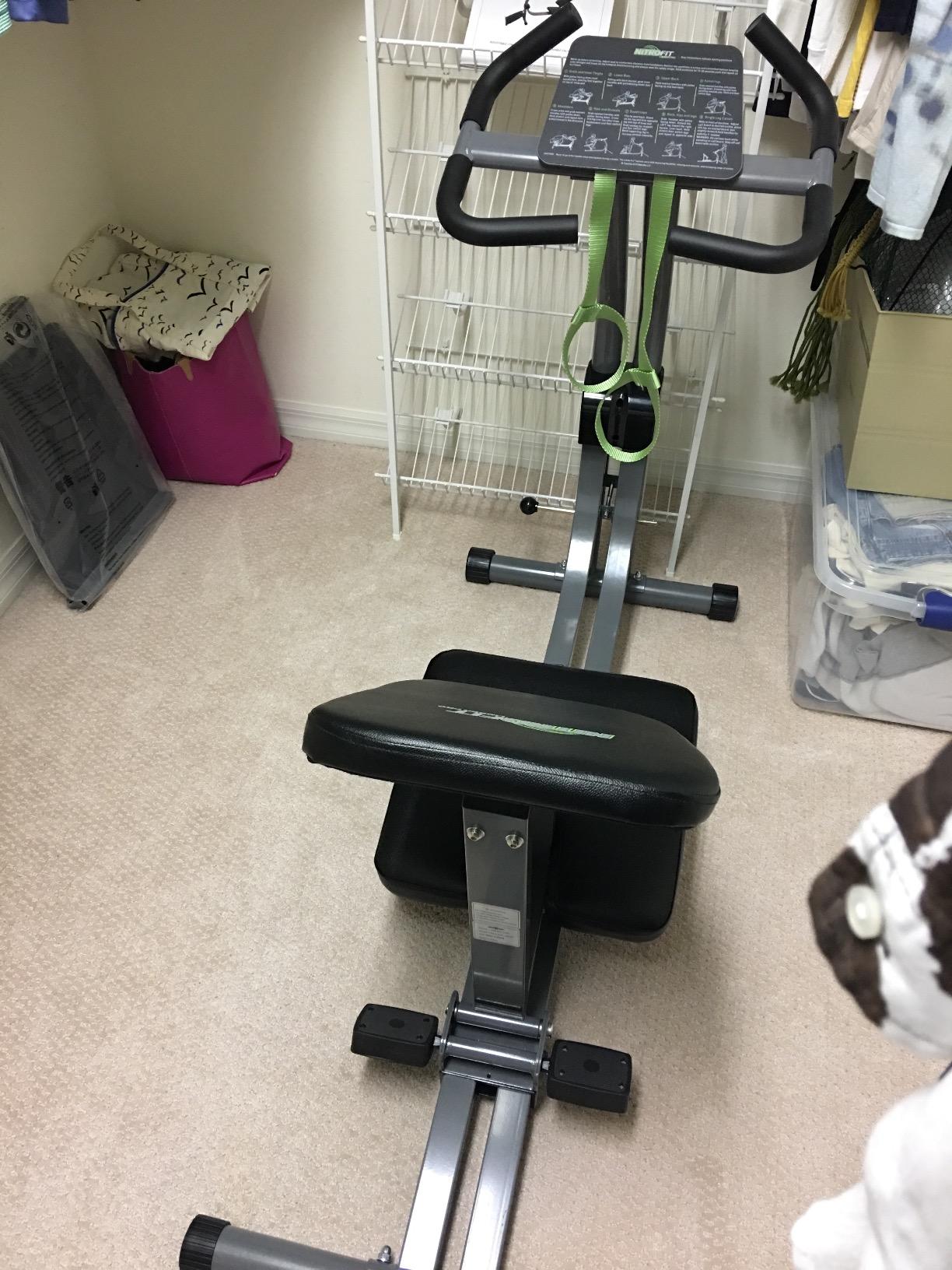 Nitrofit Limber Pro Stretch Machine with Patented Adjustable Sliding Seat and Heavy, Stable Frame, Premium Full‑Body Stretch Trainer for Back, Hamstrings, Hips & Calves, Flexibility, Mobility & Rehab customer photo 2