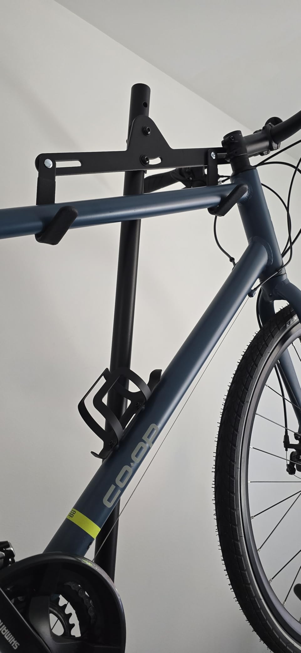 CyclingDeal 2 Bike Bicycle Vertical Hanger Parking Rack Gravity Floor Storage Stand for Garages or Apartments customer photo 1