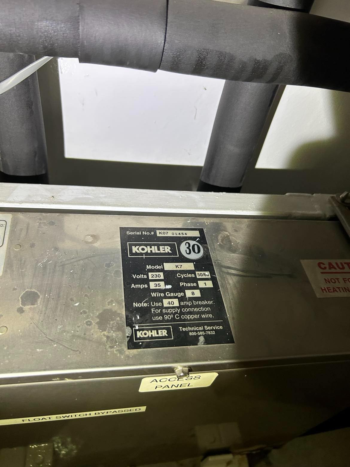 KOHLER K-5526-NA Invigoration Series Steam Generator, 7 kW customer photo 1