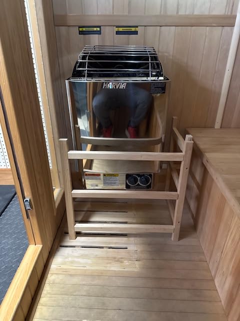 Harvia KIP 4.5KW, 240V-1PH Electric Sauna Heater With Built In Controls (Includes Sauna Stones) customer photo 1