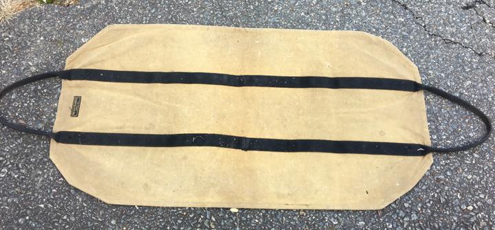 Readywares Firewood Carrier - Camping Waxed Canvas Camping Log Carrier, Tan customer photo 2