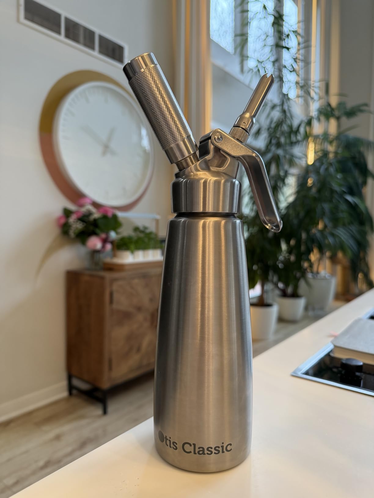 Otis Classic Whipped Cream Dispenser 500ml Stainless Steel with 3 Nozzles customer photo 1
