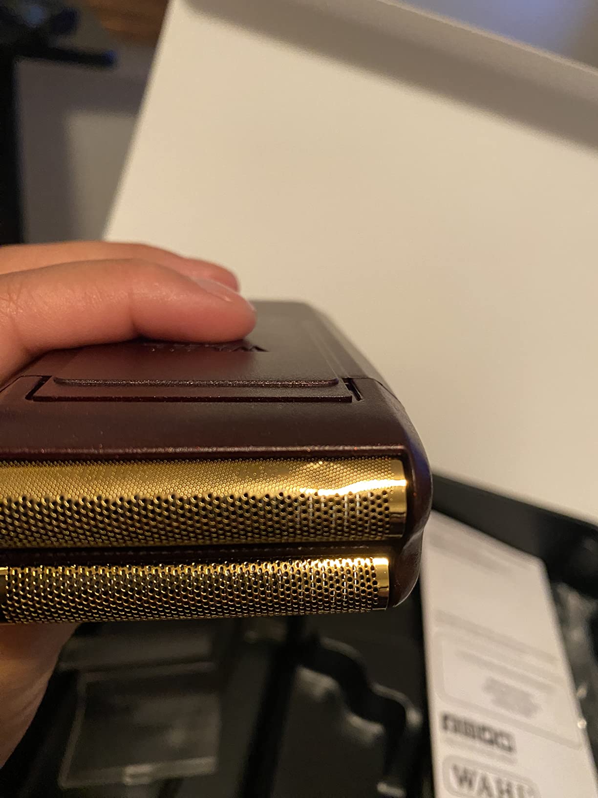 Wahl Professional 5 Star Shaver/Shaper Cord/Cordless Foil Shaver | Gold TiN Coated Foils for Bump-Free Ultra-Close Shaves on Face, Head & Neckline, 60 Min Runtime, Model 08061-100 customer photo 1
