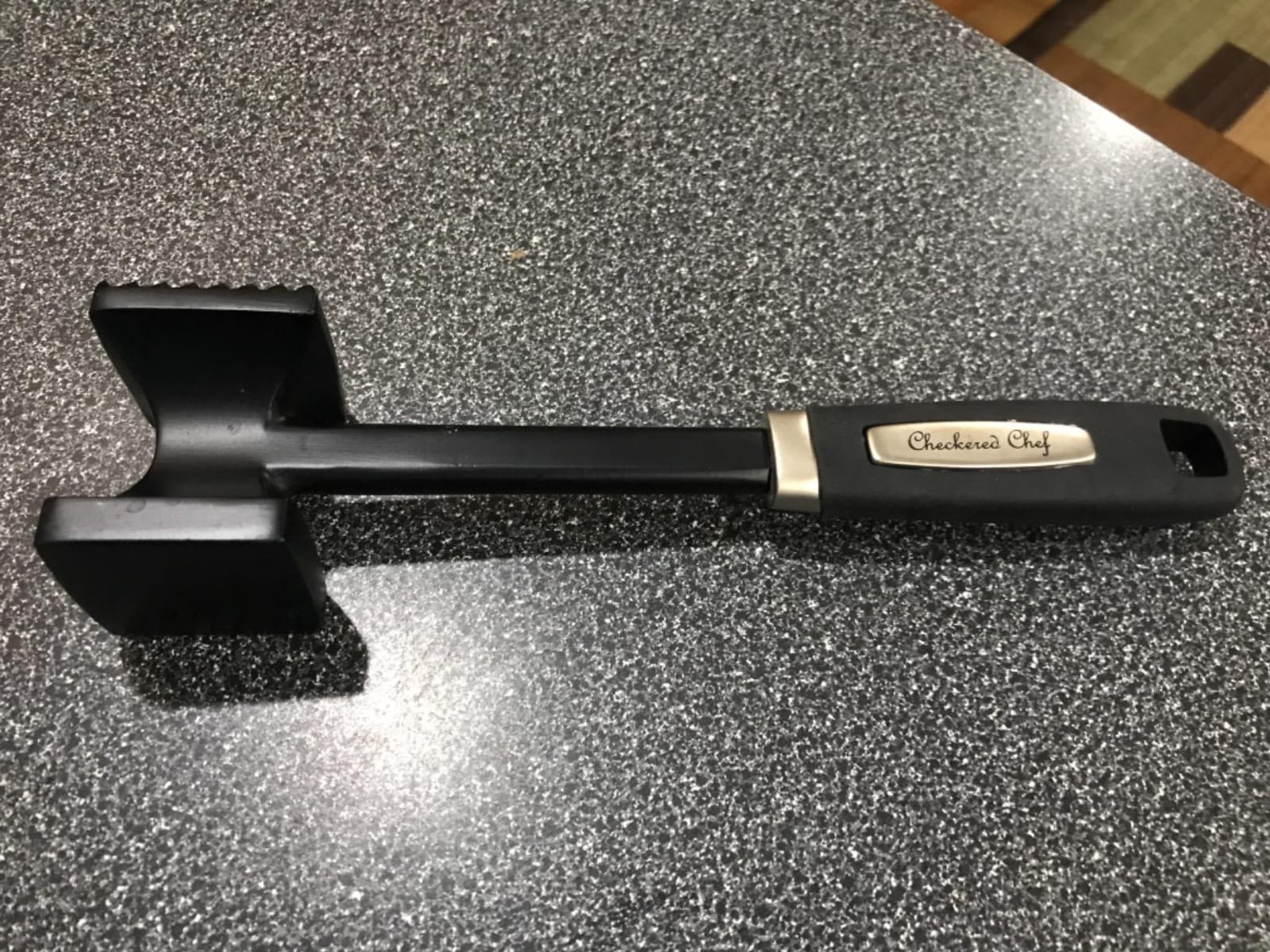 Checkered Chef Meat Tenderizer Mallet - Double-Sided Hammer, Non-Slip Grip customer photo 1