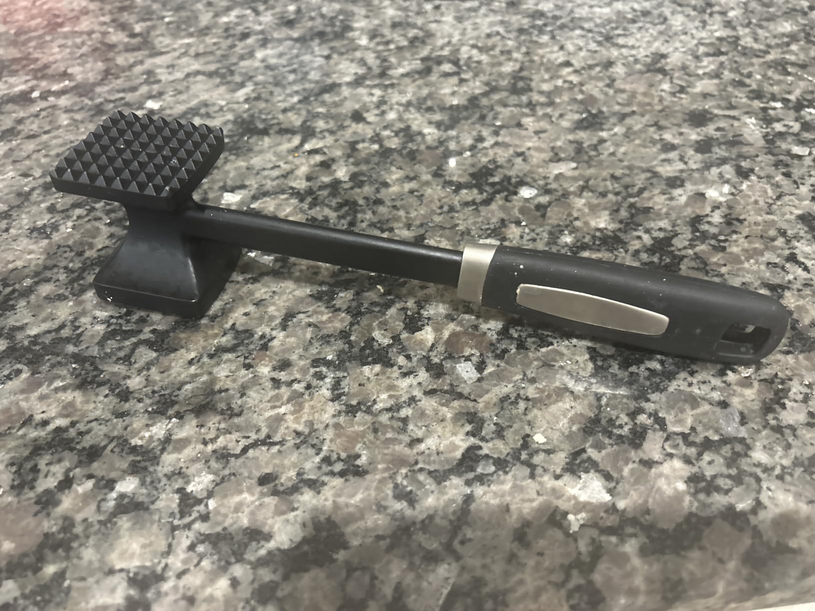 Checkered Chef Meat Tenderizer Mallet - Double-Sided Hammer, Non-Slip Grip customer photo 2