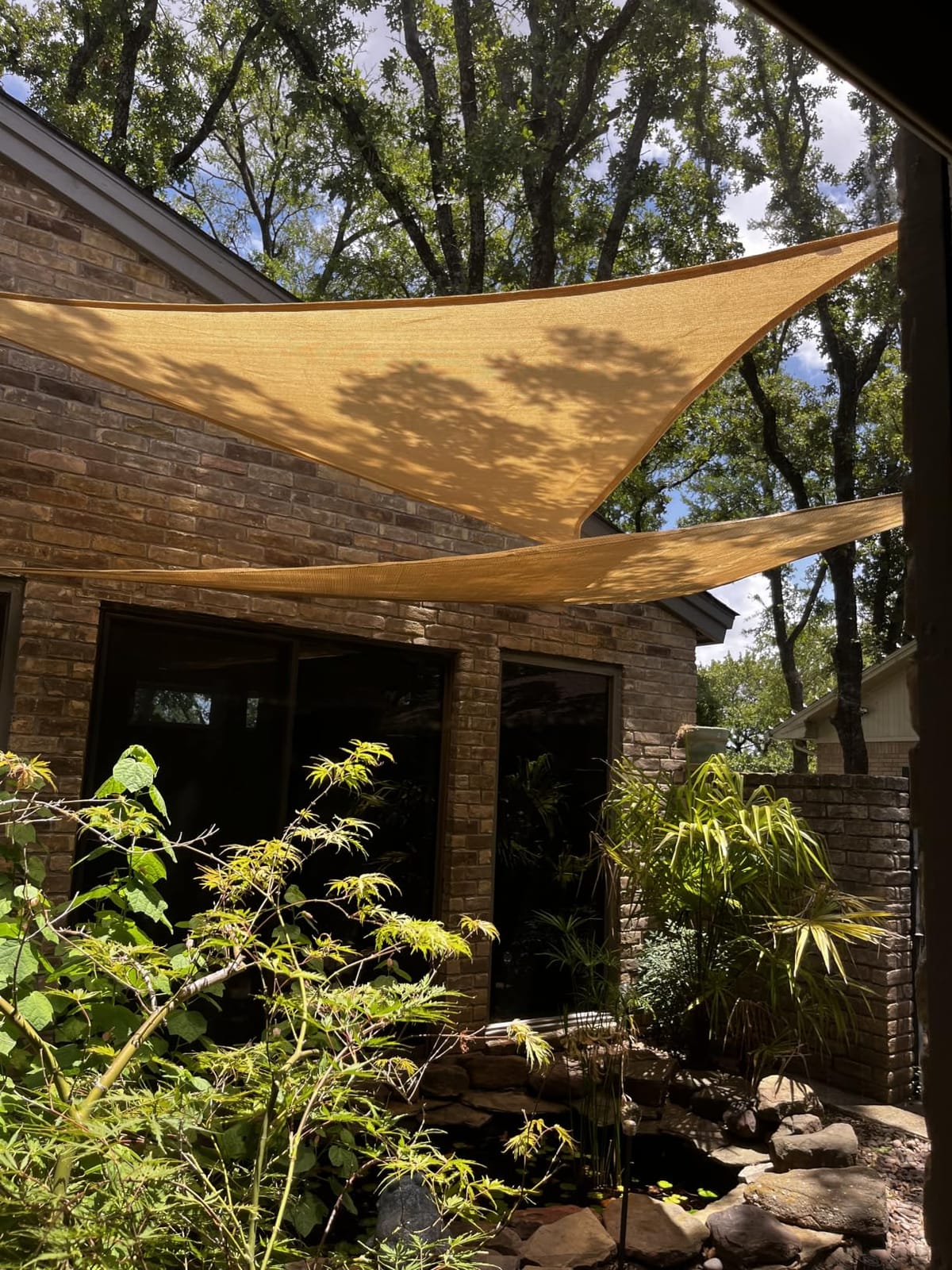 Shade&Beyond 16'X16'X16' Sun Shade Sail Sand Triangle customer photo 1