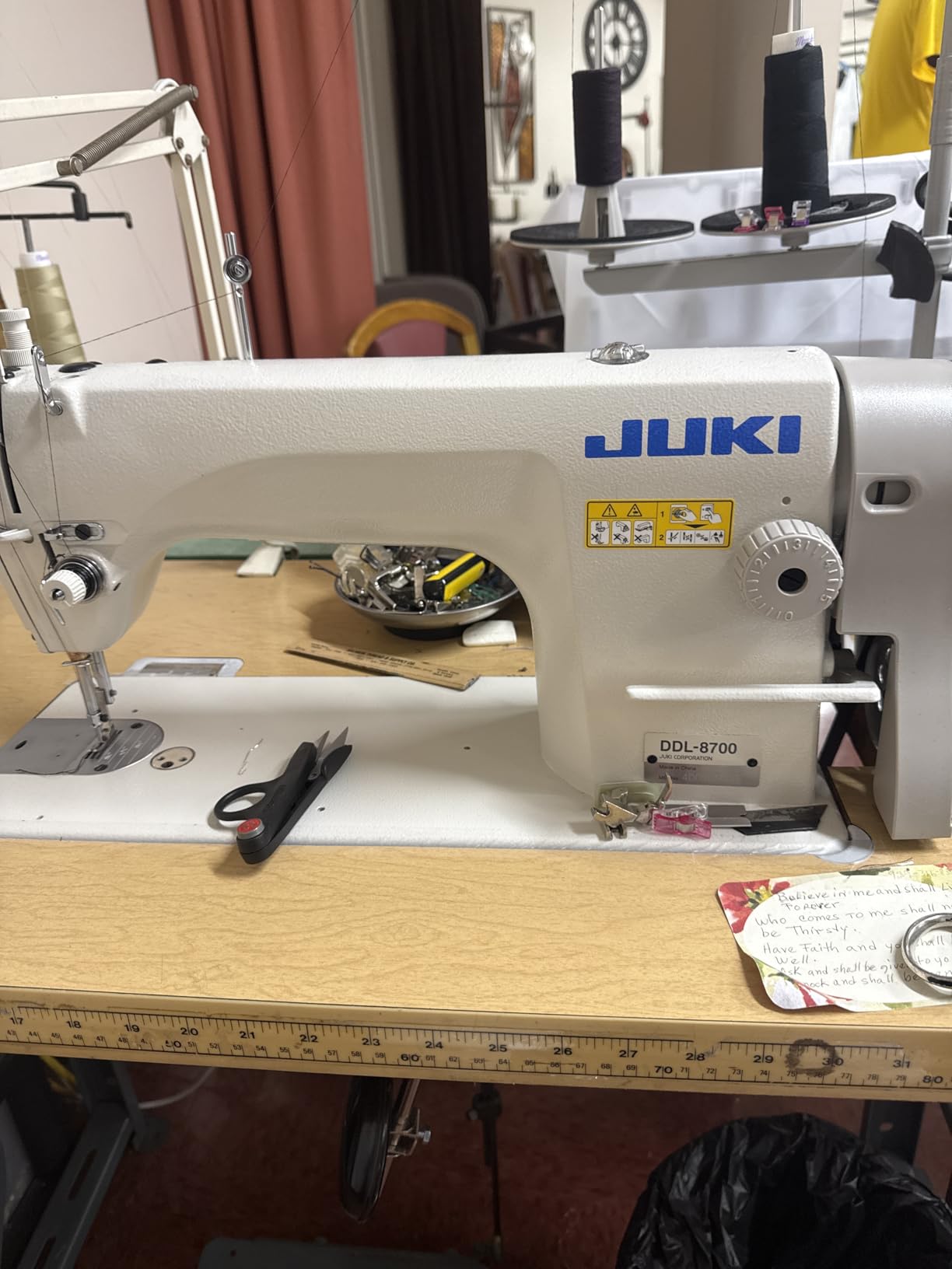 Juki Industrial Straight Stitch Sewing Machine, Head ONLY customer photo 1
