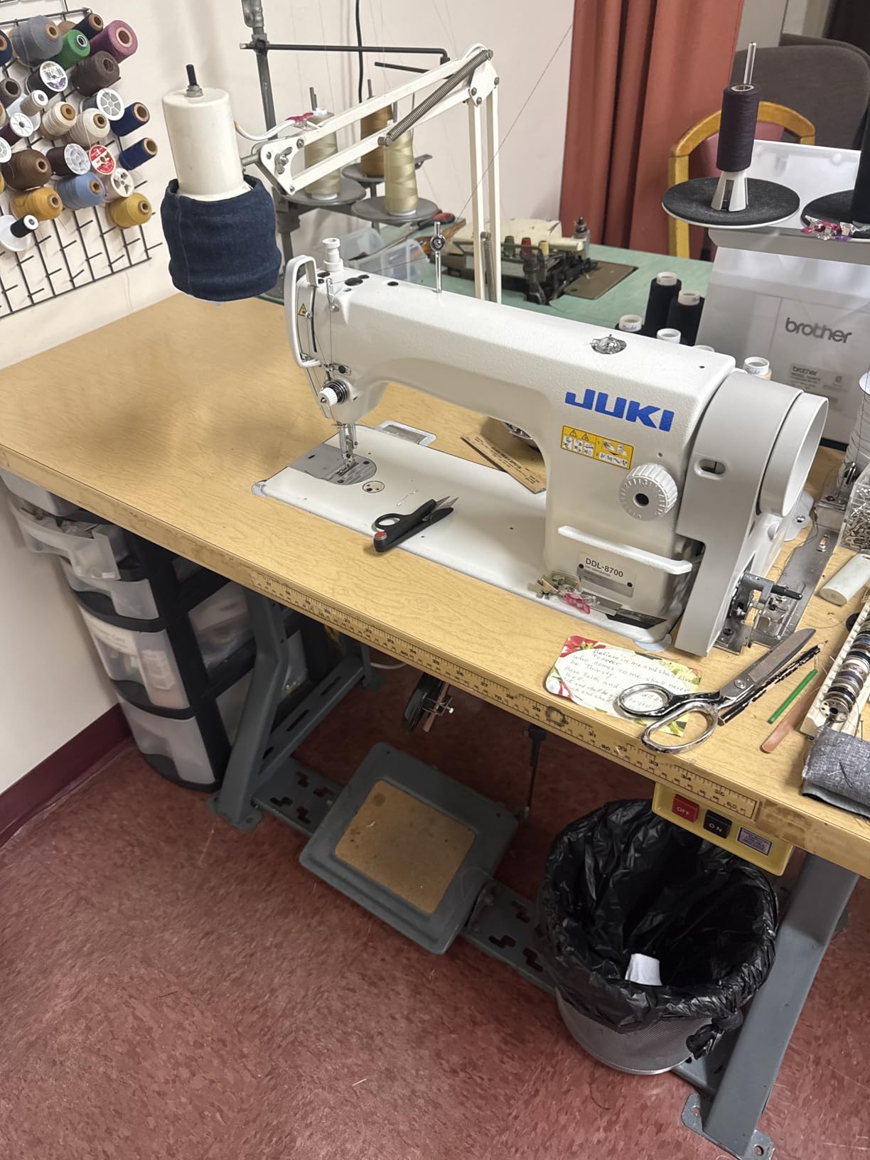Juki Industrial Straight Stitch Sewing Machine, Head ONLY customer photo 2