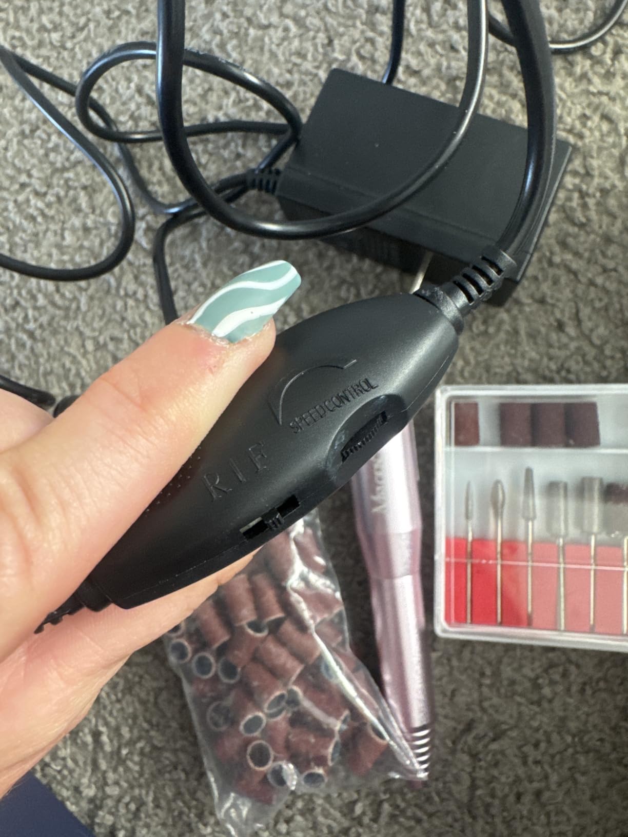 MelodySusie PC120B Pen Nail Drill with Compact AC Adapter Kit customer photo 1