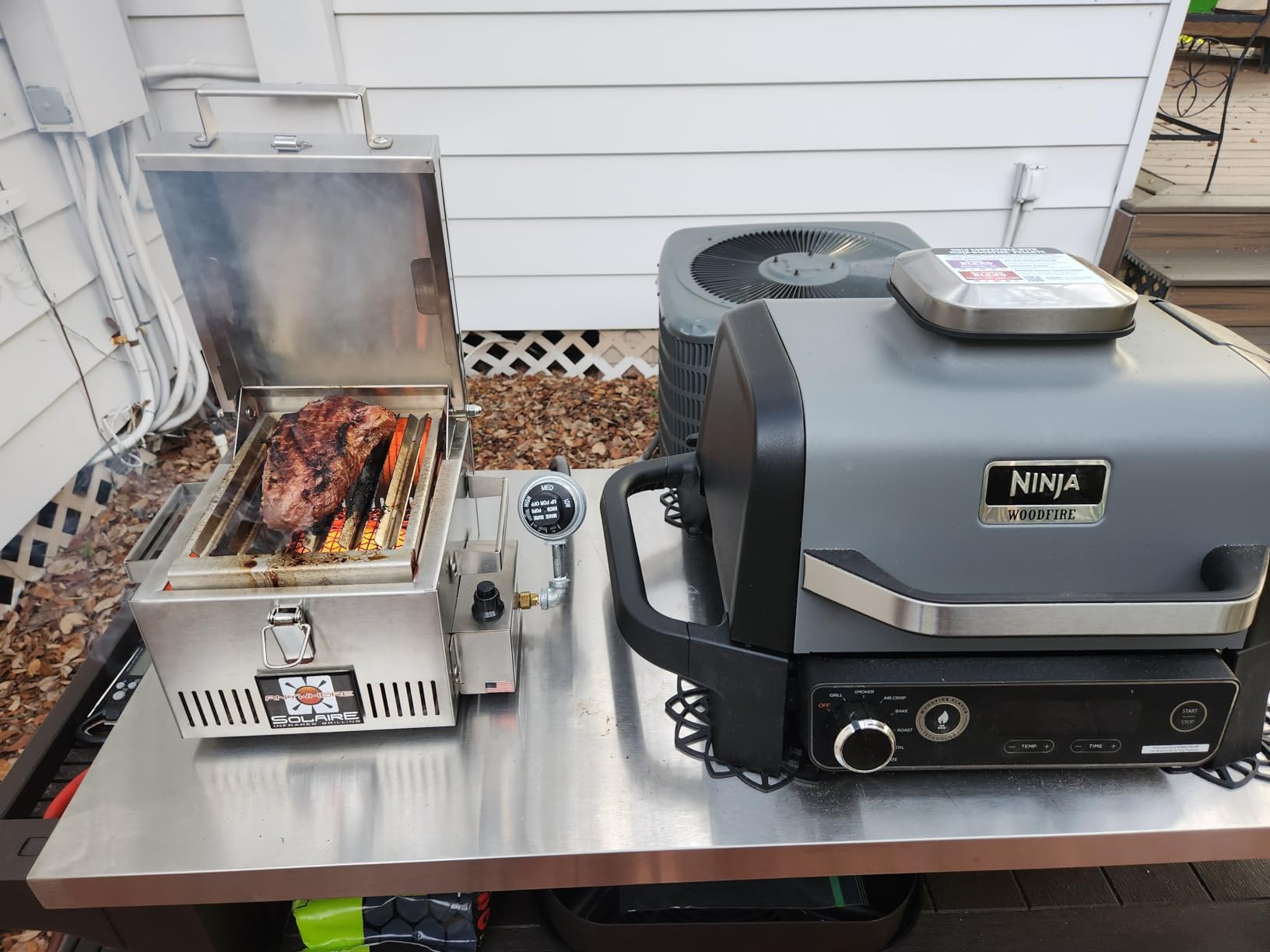 Solaire SOL-IR8A Anywhere Mini Personal Infrared Propane Gas Grill, Stainless Steel customer photo 1