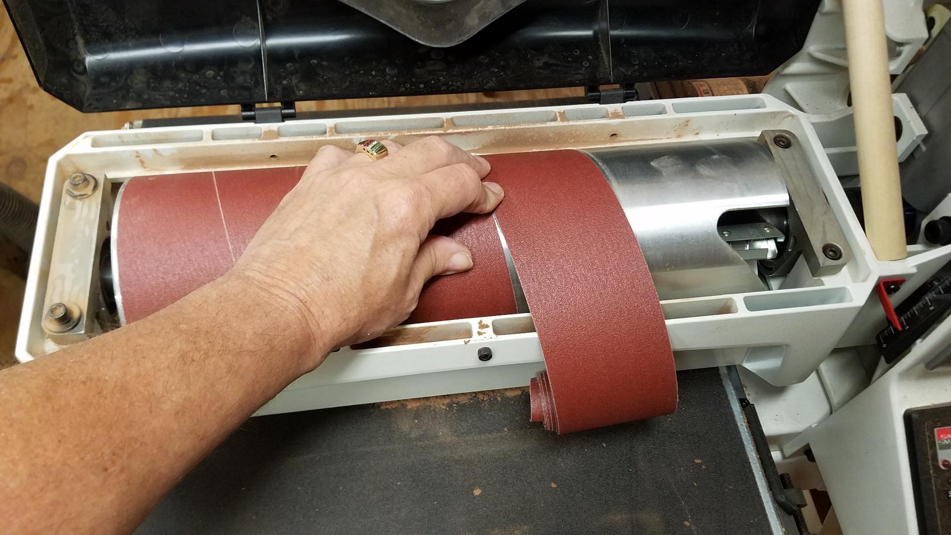 JET 16-Inch Drum Sander, Open Stand, 1-1/2 HP, 115V 1Ph (JWDS-1632) customer photo 2