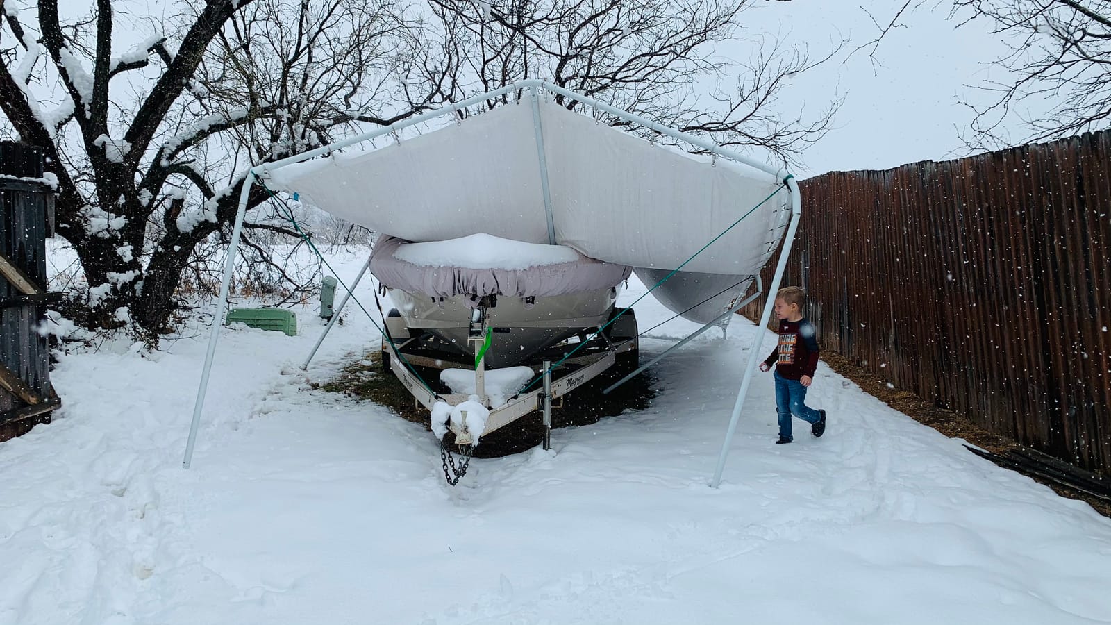 Quictent 10x20 ft Heavy Duty Carport Canopy Galvanized Car Tent Outdoor Garage Boat Shelter with Reinforced Structure, No Sidewall, White customer photo 1