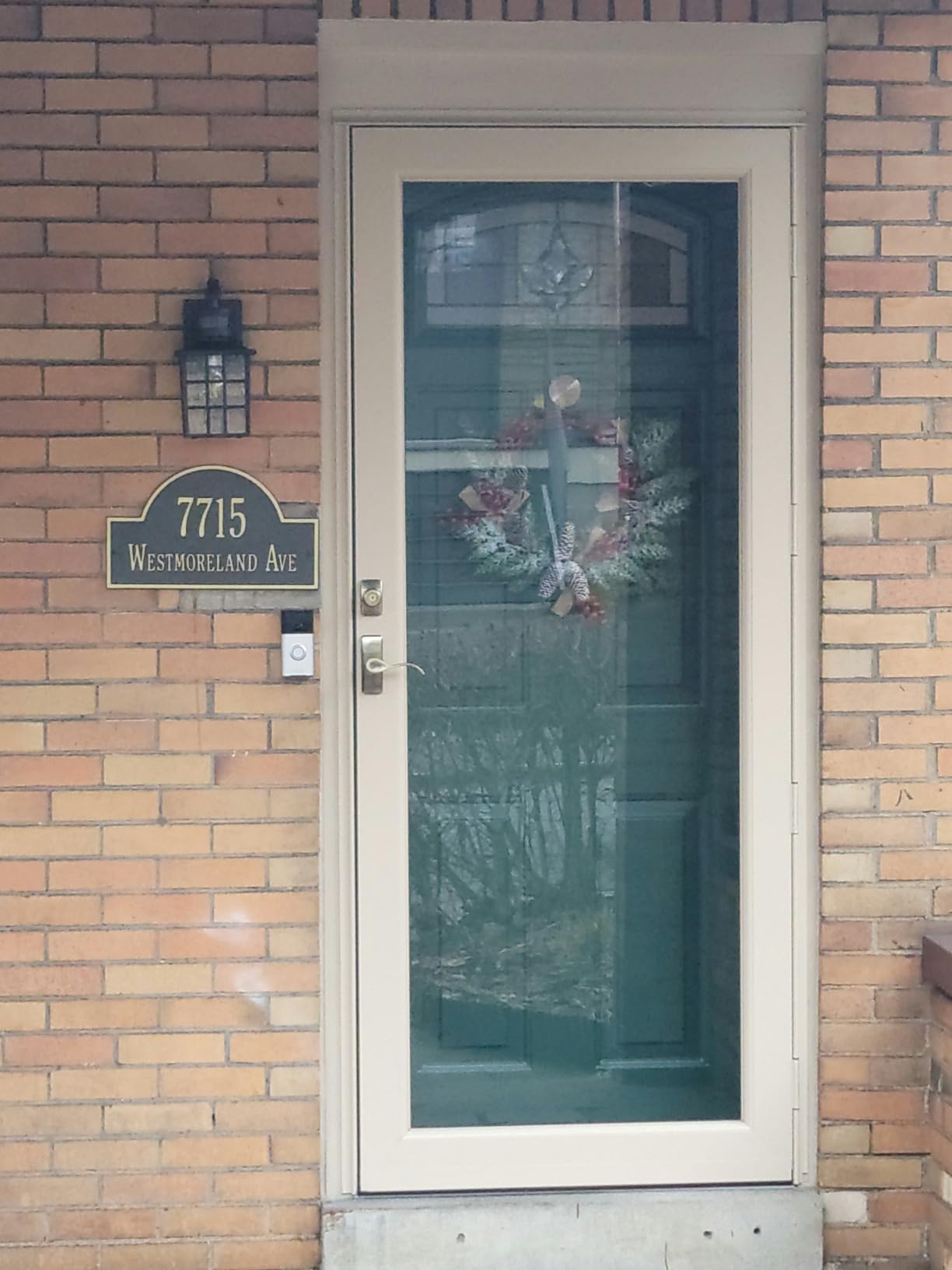Whitehall Personalized Cast Metal Address Plaque with Arch Top. Made in the USA. Display Your Address and Street Name. Custom House Number Sign. Wall Mounted Sign. customer photo 1