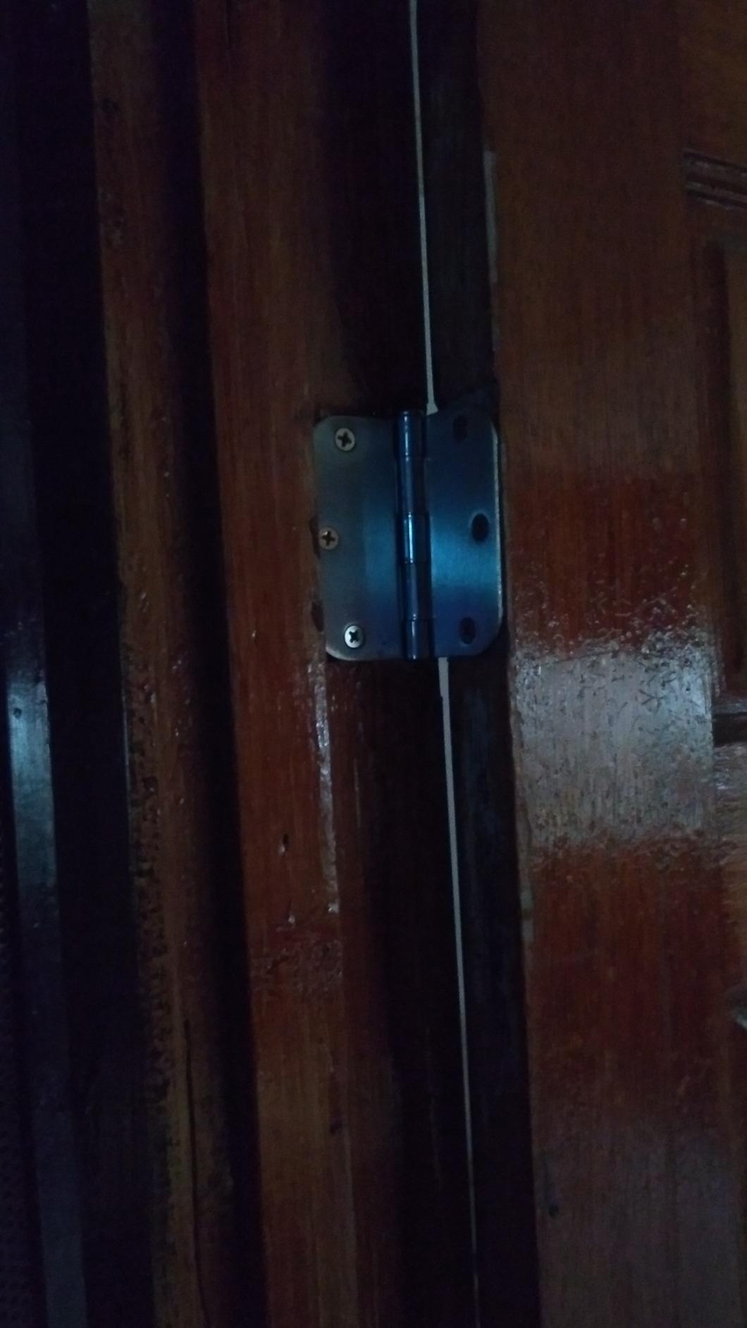 Design House Interior Door Frame Hinges, Water Resistant, Pre-Lubricated, For Left or Right-Handed Doors, Steel Construction, Easy Install, Satin Nickel, 3-Pack, 3.5 in. L x 3.5 in. W, 181412 customer photo 1