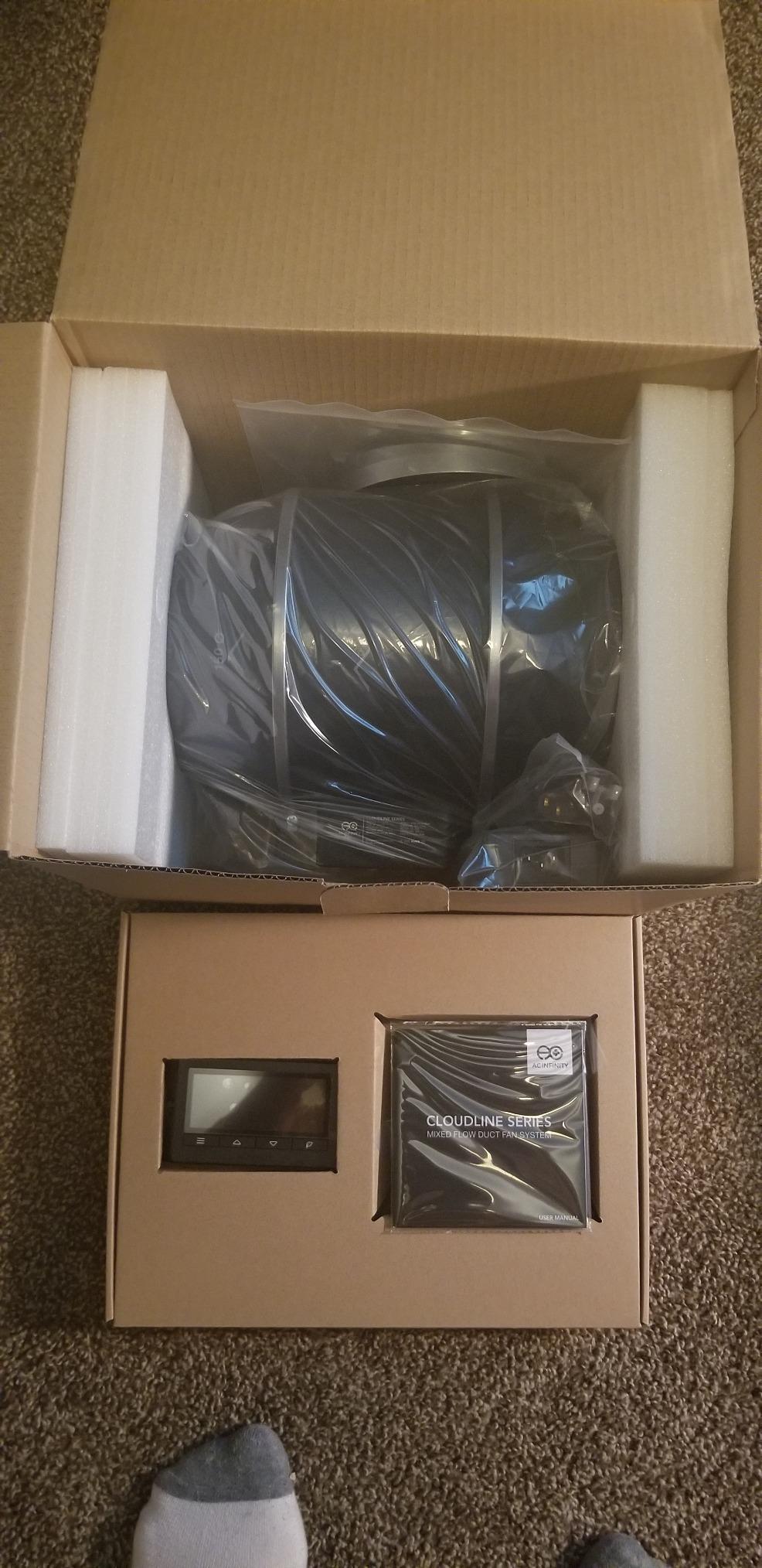 AC Infinity CLOUDLINE PRO T6, Quiet 6” Inline Duct Fan customer photo 2