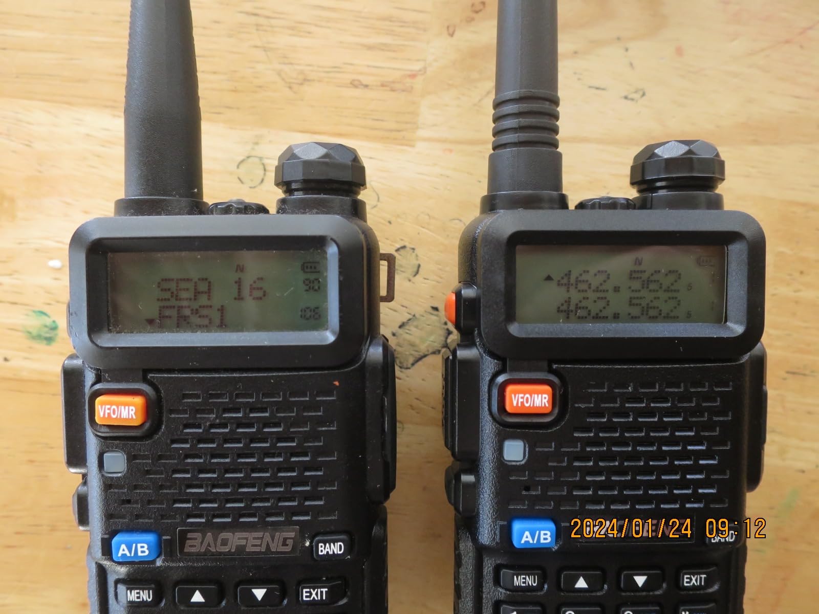 Baofeng UV-5R Ham Radio Handheld, Dual Band Two Way Radio (Black) | 144-148MHz 420-450Mhz Walkie Talkie, 1800mAh Li-ion Battery, Portable for Outdoor Hiking Camping Emergency Backup customer photo 1