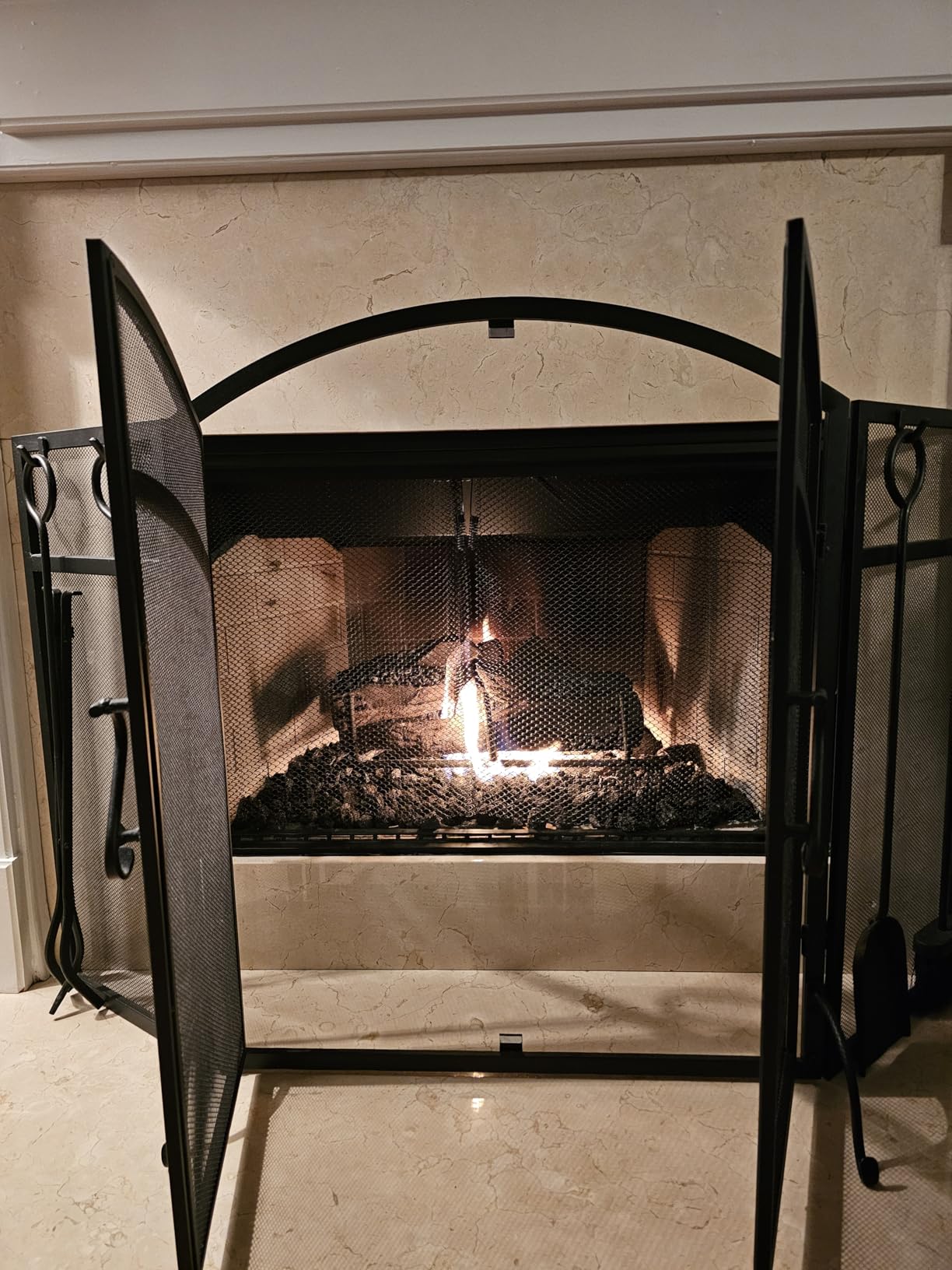 Stanbroil 10 Piece Set of Large Ceramic Logs for Gas Fireplace Fire Pits customer photo 1