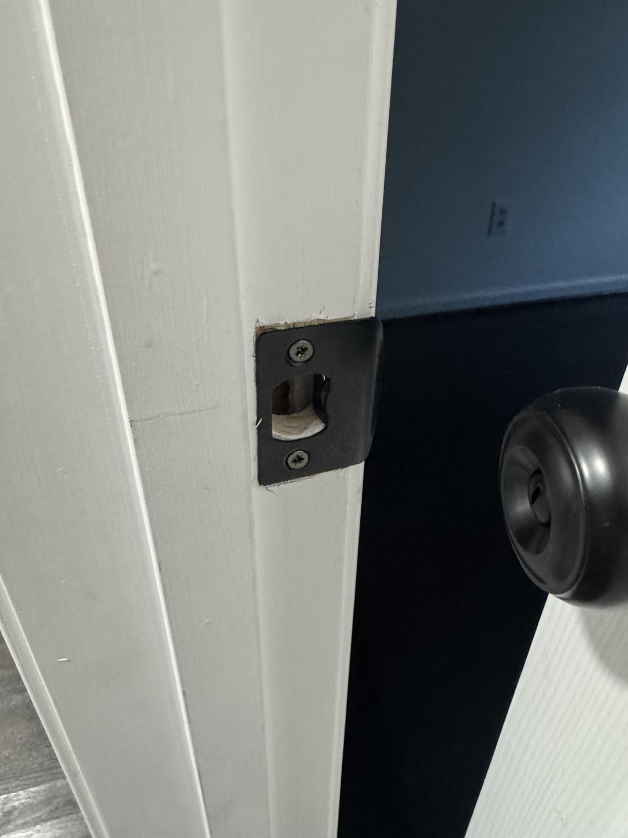 Probrico 10 Pack Round Privacy Door Knob(Thumb Turn Lock on The Inside), Keyless Doorknobs Interior/Exterior Lockset,Privacy Knobs for Bedroom/Bathroom,Black Modern Design Door Hardware customer photo 1