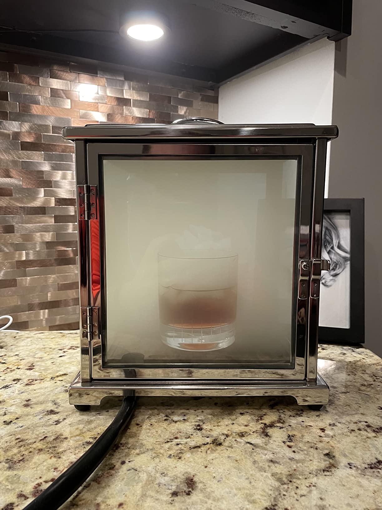 Crafthouse by Fortessa Glass Cocktail Smoking Box with Handheld Smoker customer photo 1