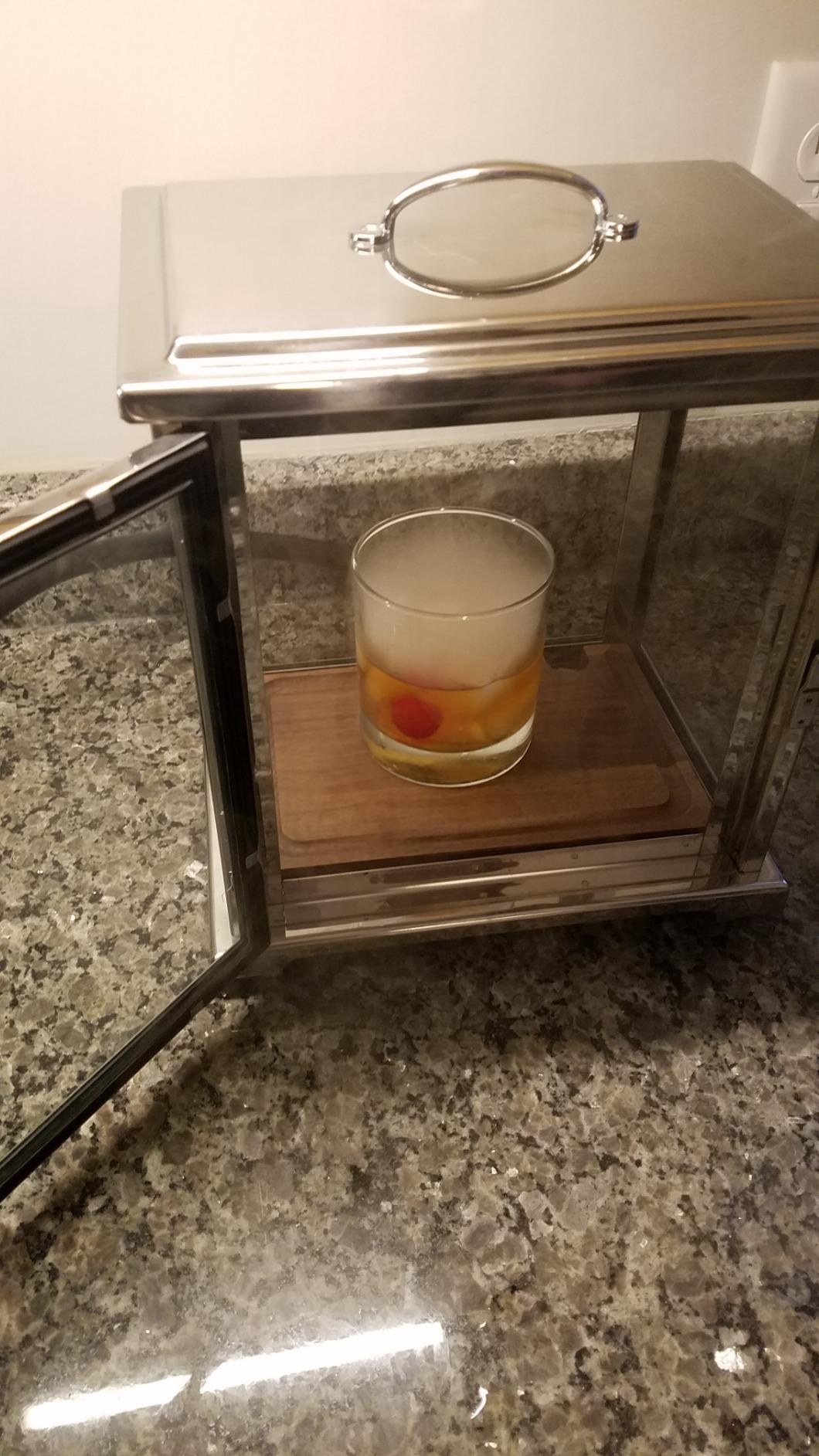Crafthouse by Fortessa Glass Cocktail Smoking Box with Handheld Smoker customer photo 2