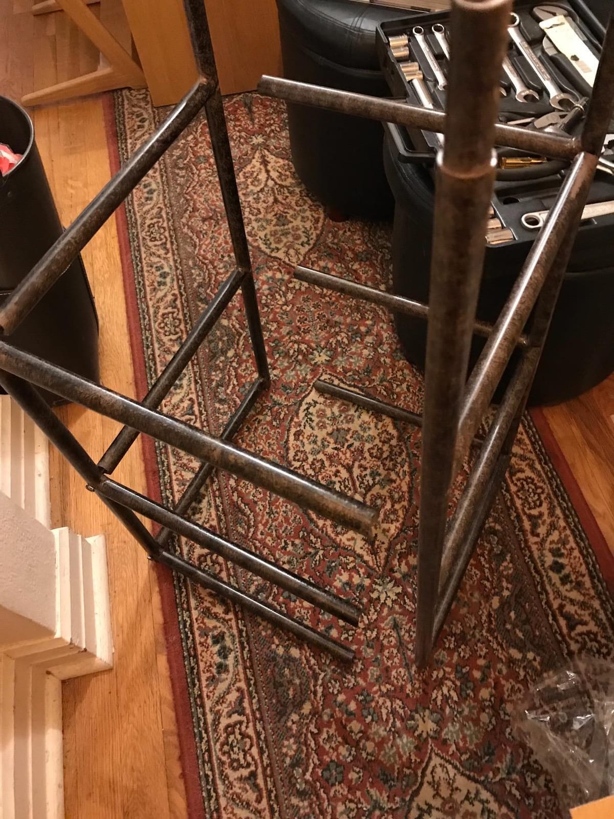 H Potter 8.5 Foot Iron Garden Obelisk Trellis | Heavy-Duty Ornamental Metal Landscape Hardscape for Climbing Plants | Large Handcrafted Vertical Yard Art - Model GAR470L customer photo 1