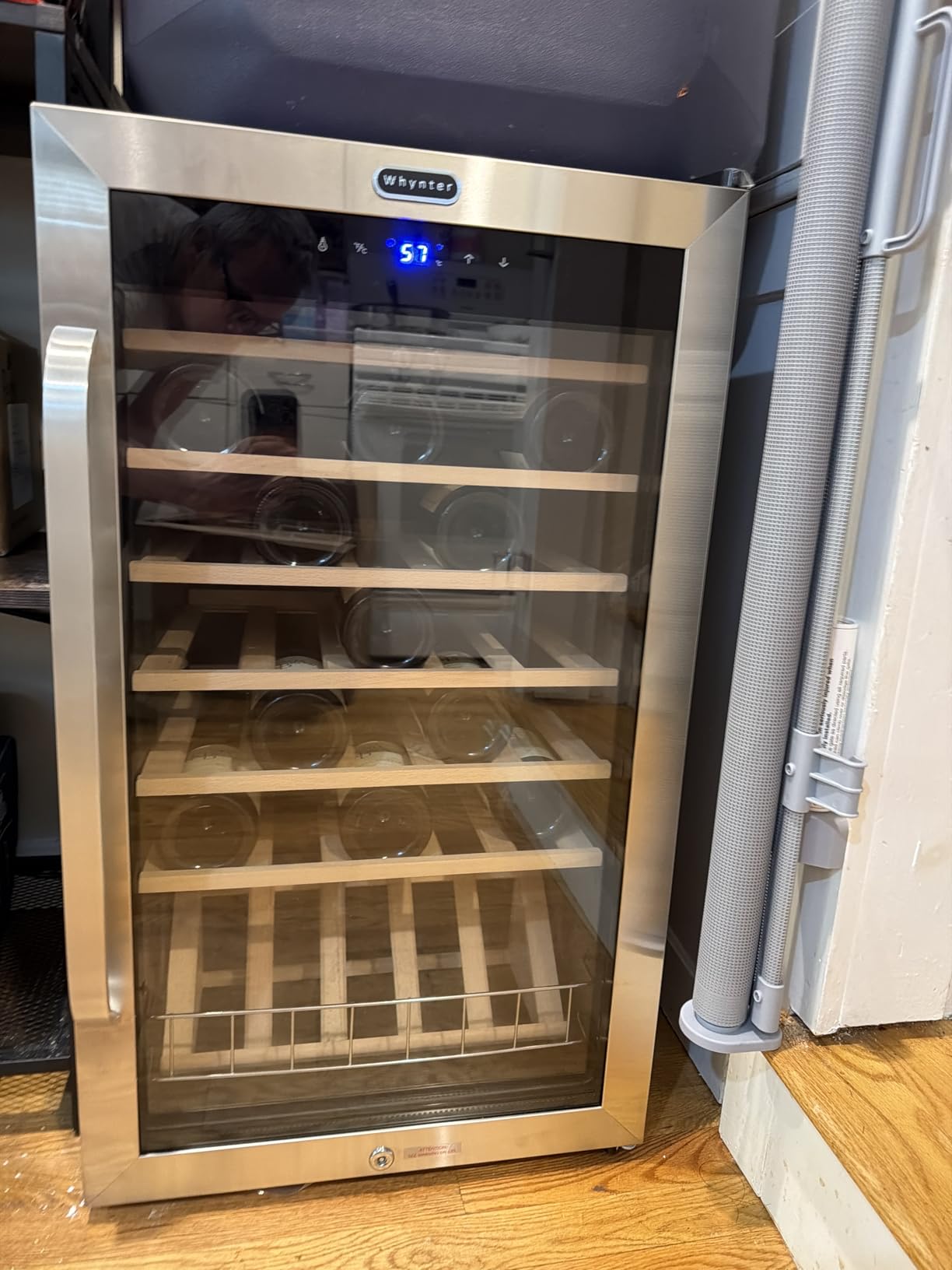 Whynter Wine Refrigerator 34 Bottle Freestanding Digital Control FWC-341TS customer photo 1