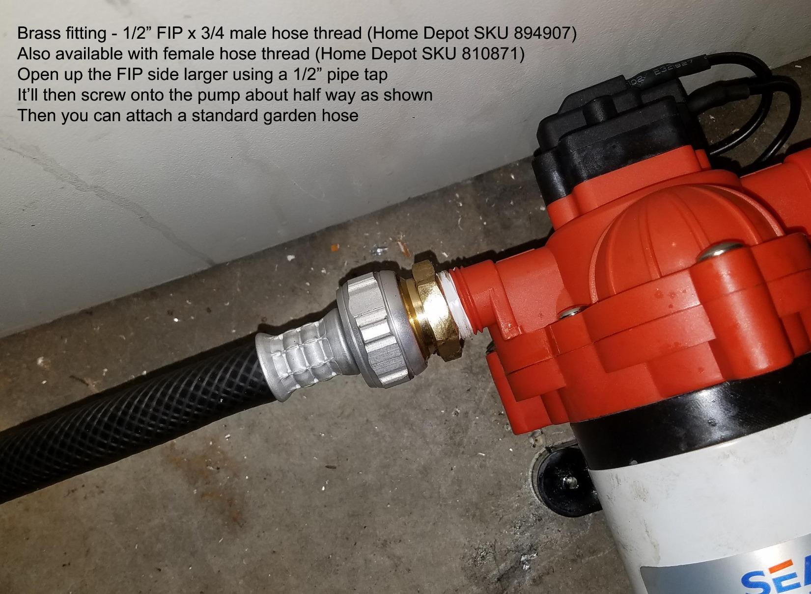 SEAFLO 33 Series 110V/115V AC Fresh Water Pump, 3.3 GPM 45 PSI Self-Priming Pressure Pump with Smart Pressure Switch, Automatic Demand Pump for RV, Caravan Marine Boat Industrial Use, 4-Year Warranty customer photo 2