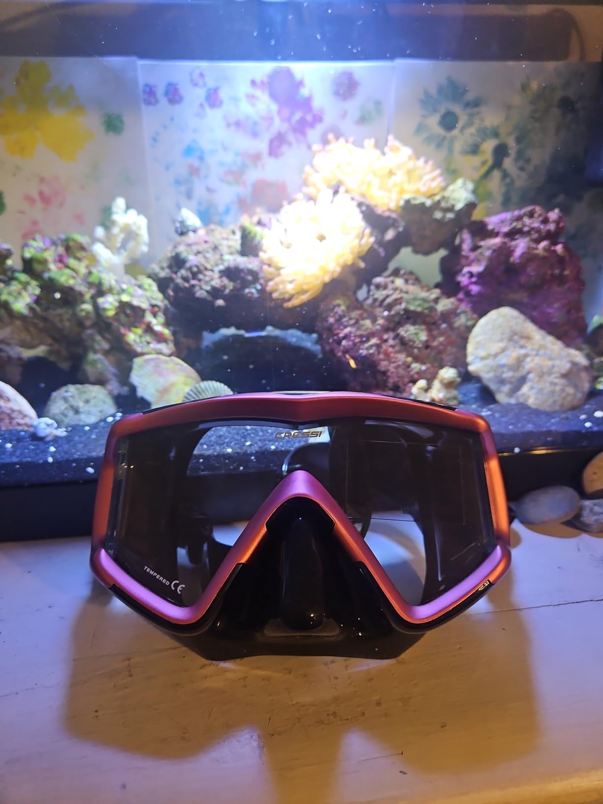 Cressi Perfect View Scuba Diving, Snorkeling Mask in Pure Comfortable Silicone - Available with Different Panoramic Lenses - Liberty Triside: Designed in Italy customer photo 1