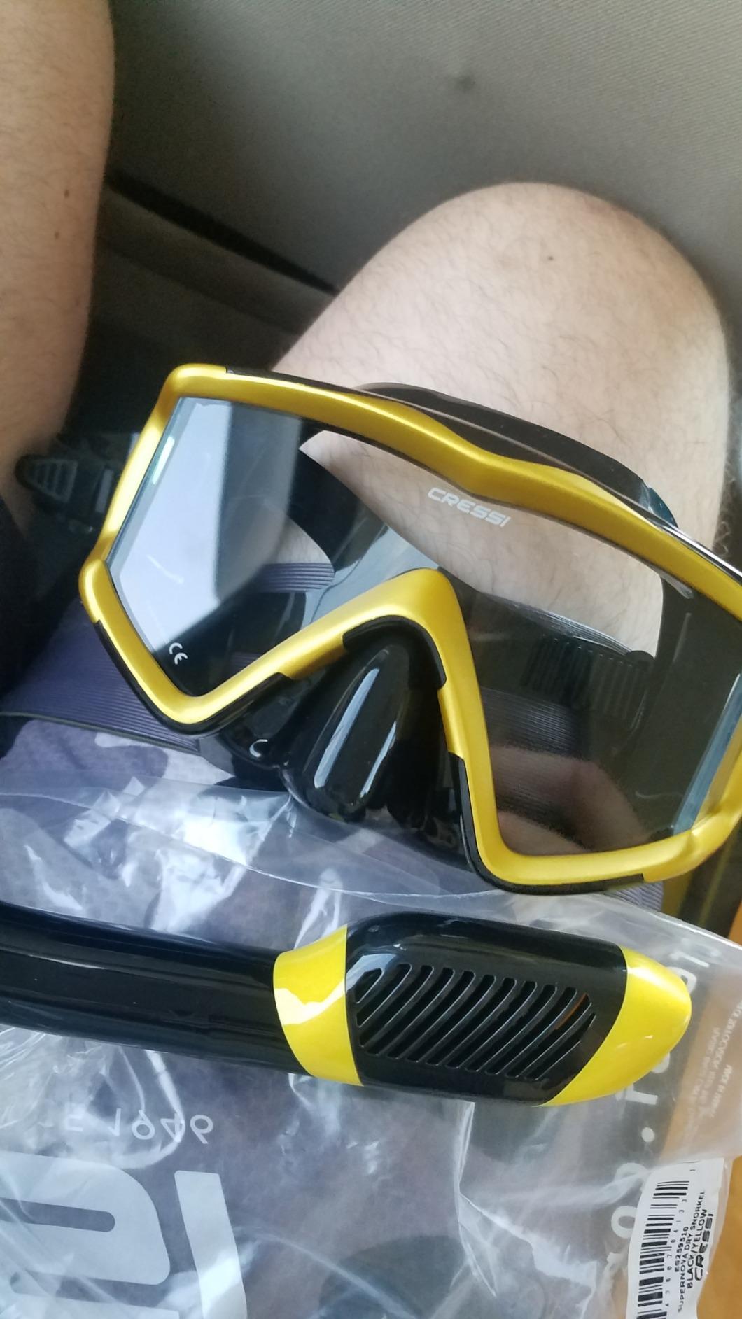 Cressi Perfect View Scuba Diving, Snorkeling Mask in Pure Comfortable Silicone - Available with Different Panoramic Lenses - Liberty Triside: Designed in Italy customer photo 2