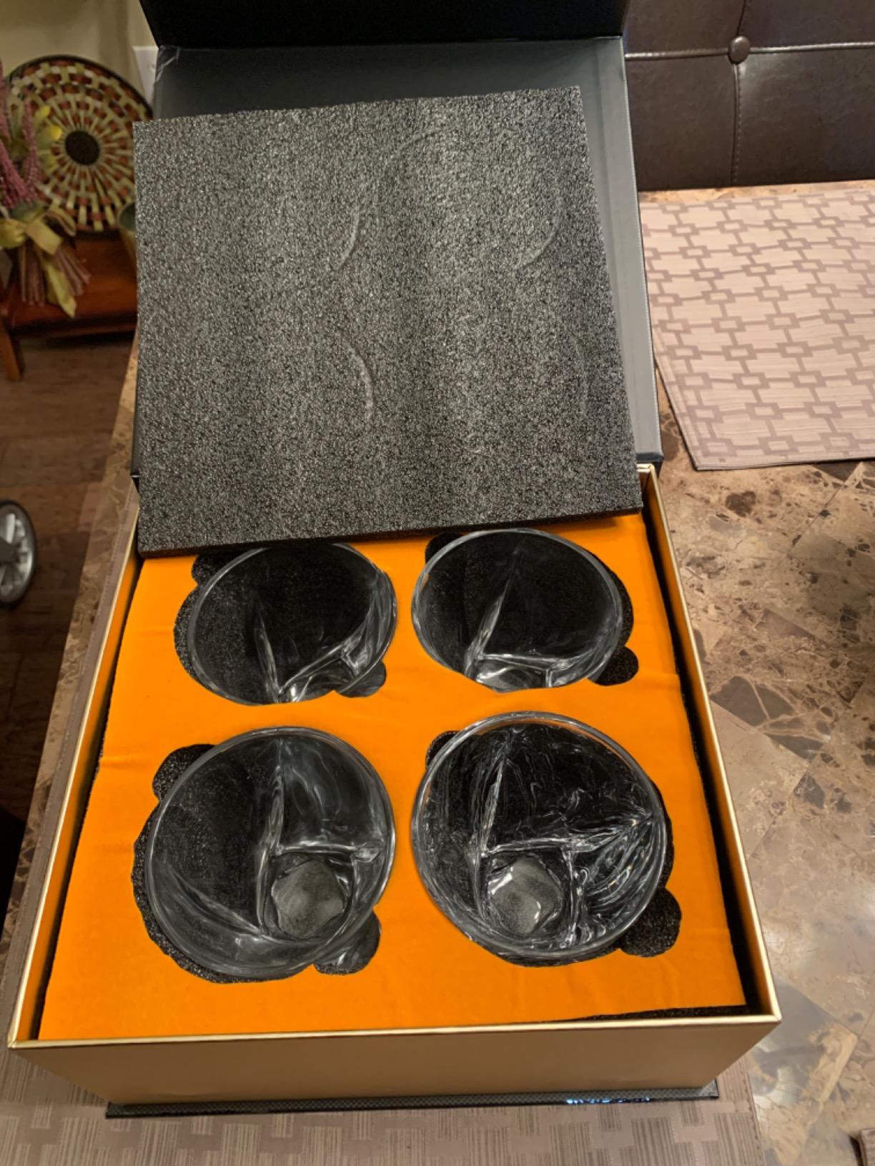 KANARS Whiskey Glasses Set of 4 Crystal Old Fashioned Cocktail Glass 10 Oz customer photo 1